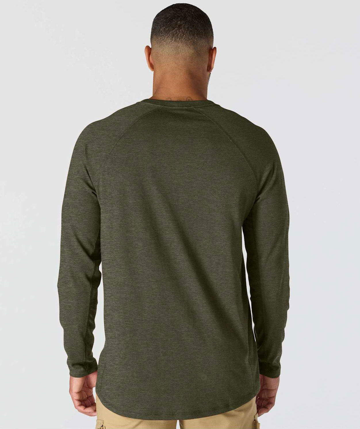 Carhartt langermet T-skjorte, Basil Heather, large image number 2