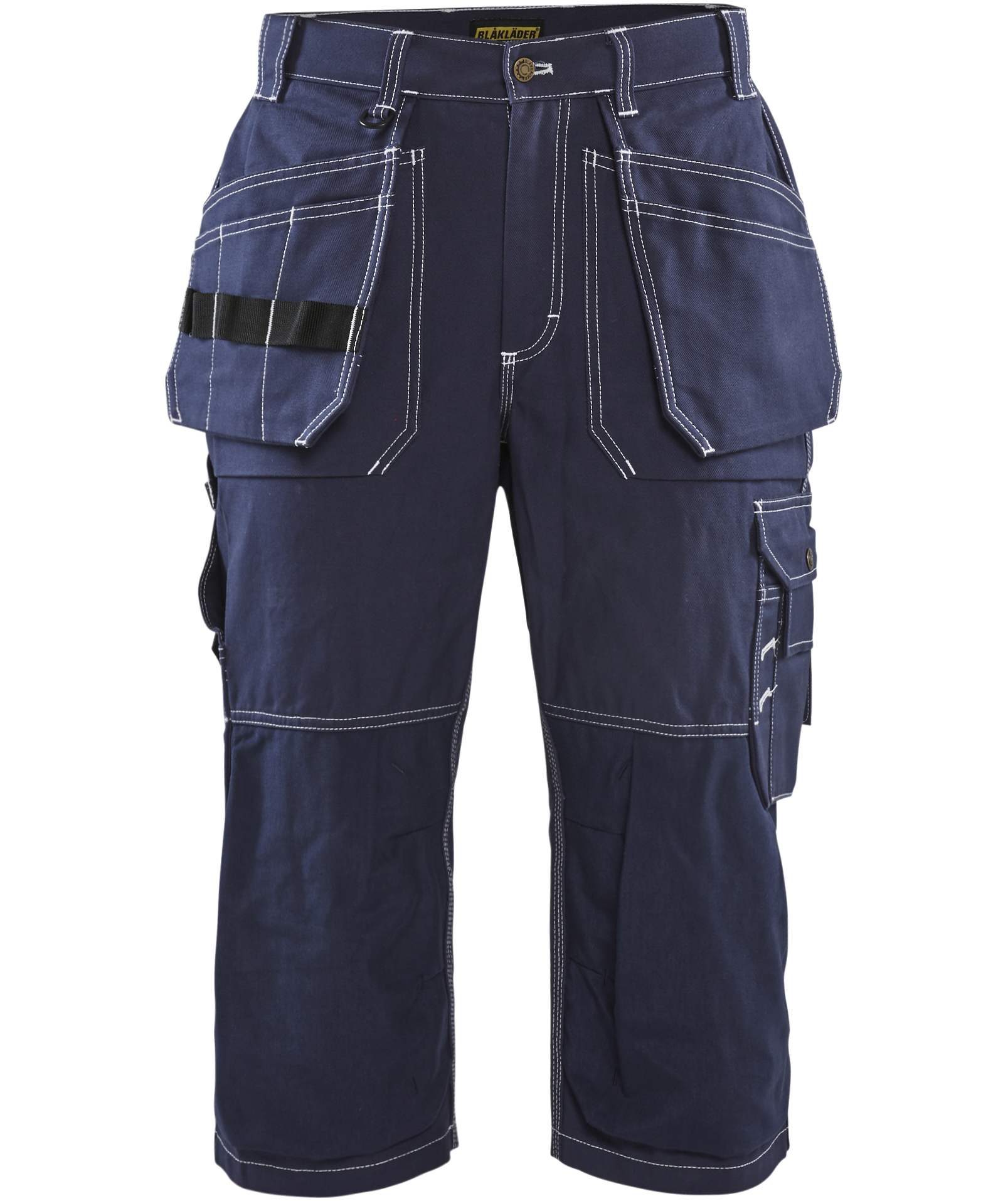 Bl&aring;kl&auml;der hantverkspiratbyxa, Marin