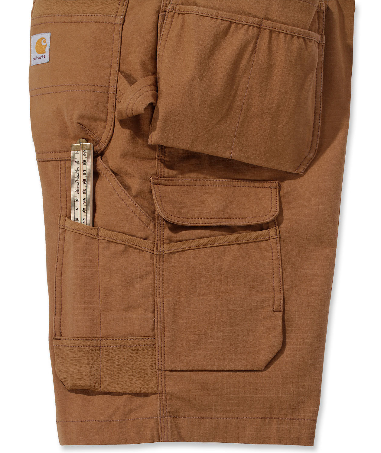 Carhartt hantverksshorts, Brun, large image number 5