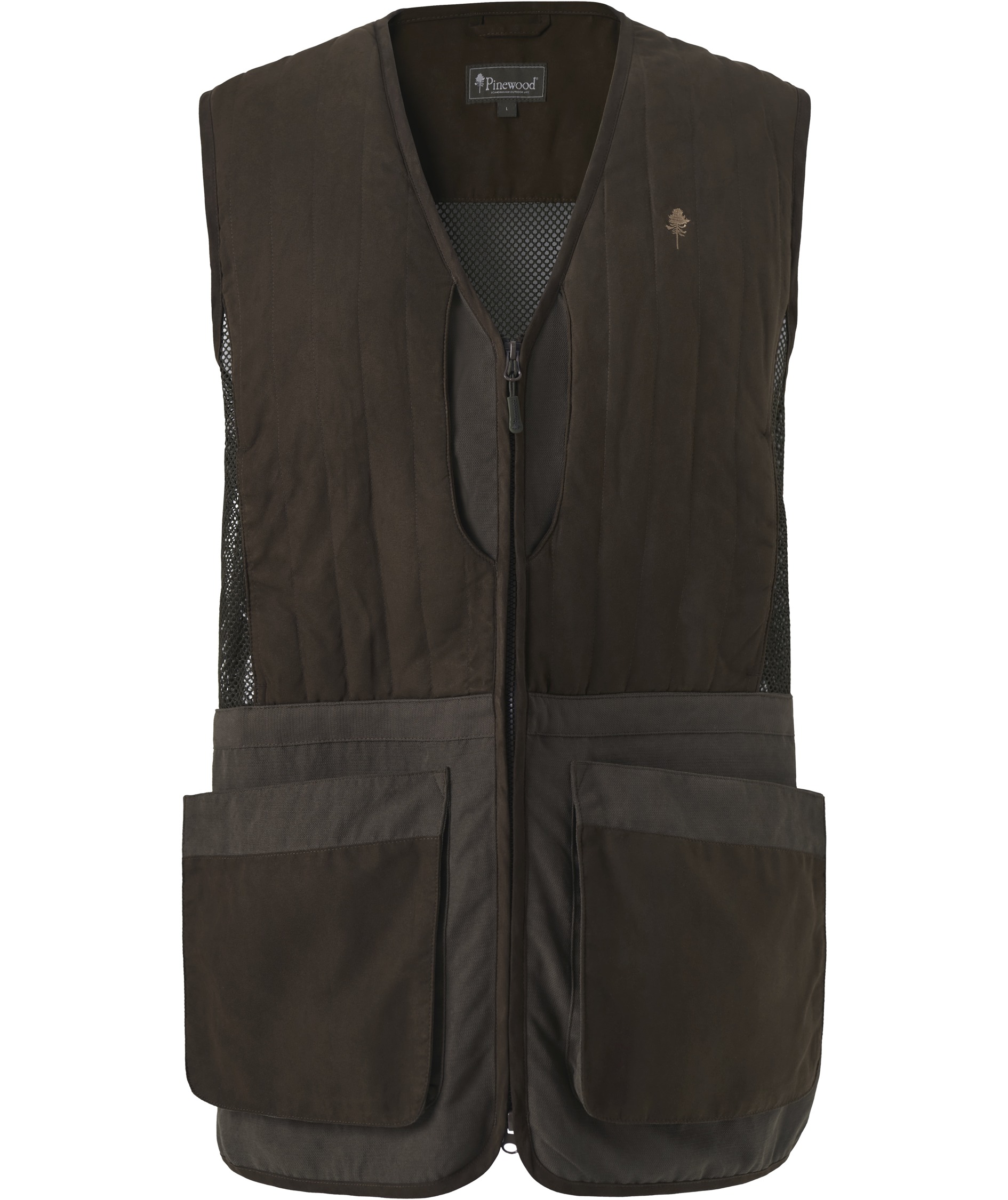 Pinewood&nbsp;skydevest, Suede Brown