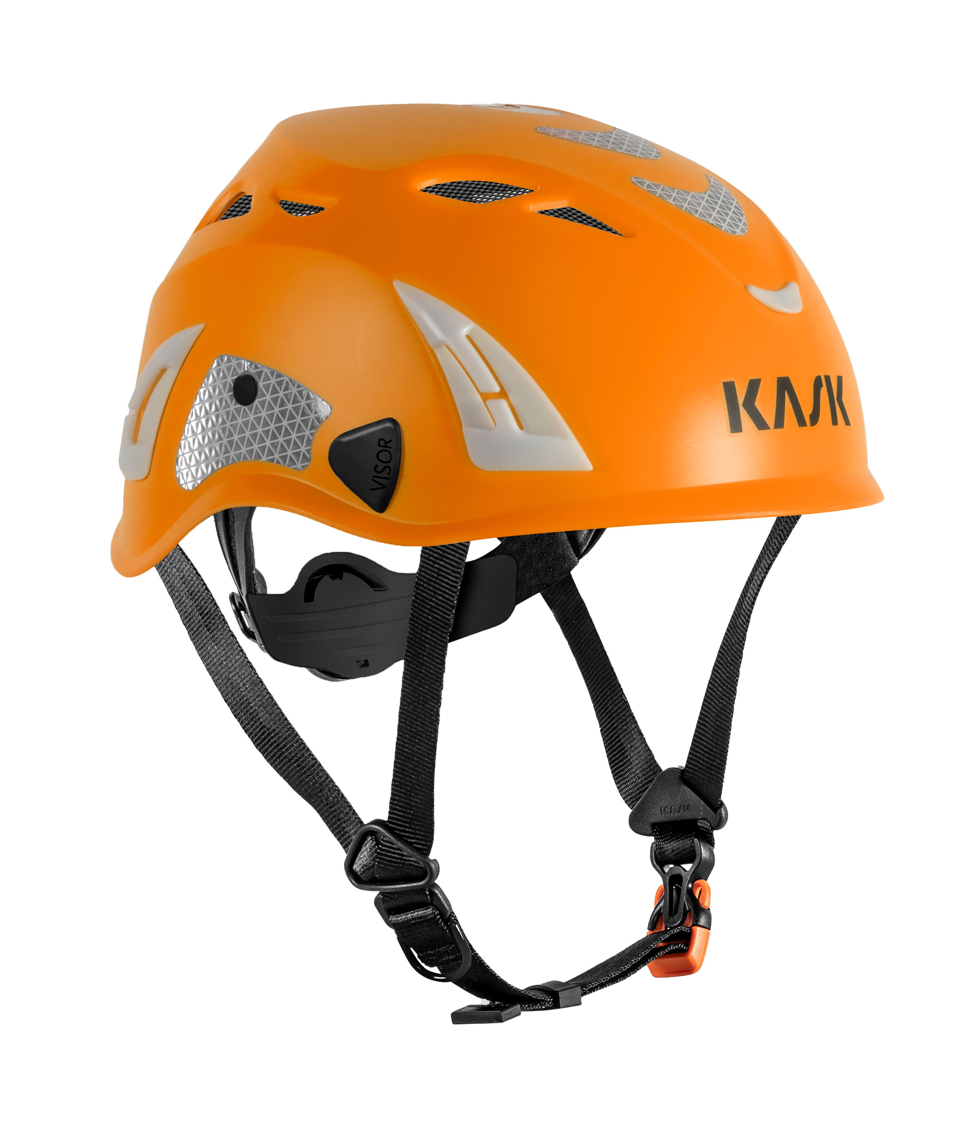 Kask Superplasma HI-VIZ skyddshj&auml;lm, Orange, Orange, swatch
