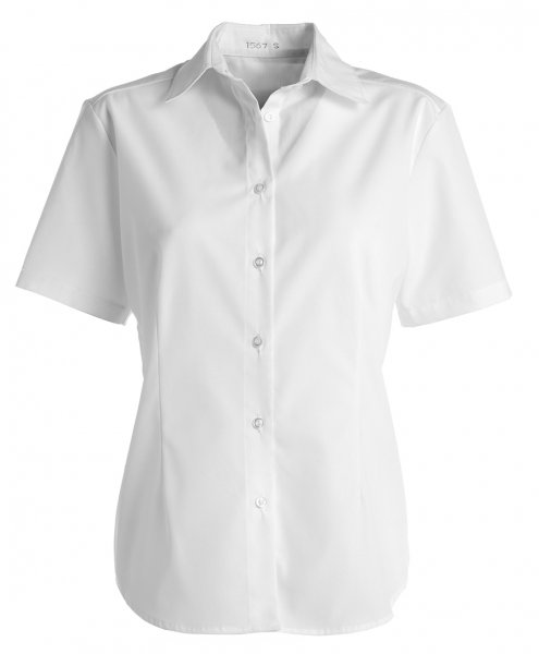 Kentaur modern fit short-sleeved women's shirt, White, large image number 0