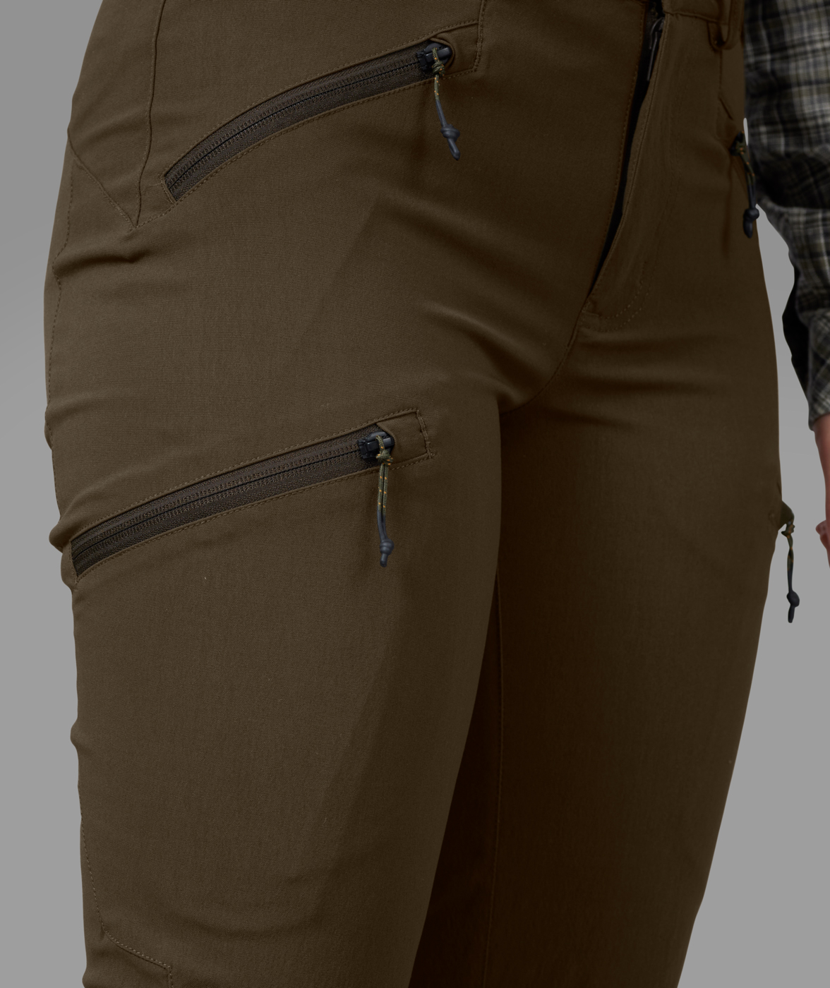 Seeland Larch stretch byxa dam, Pine green, large image number 5