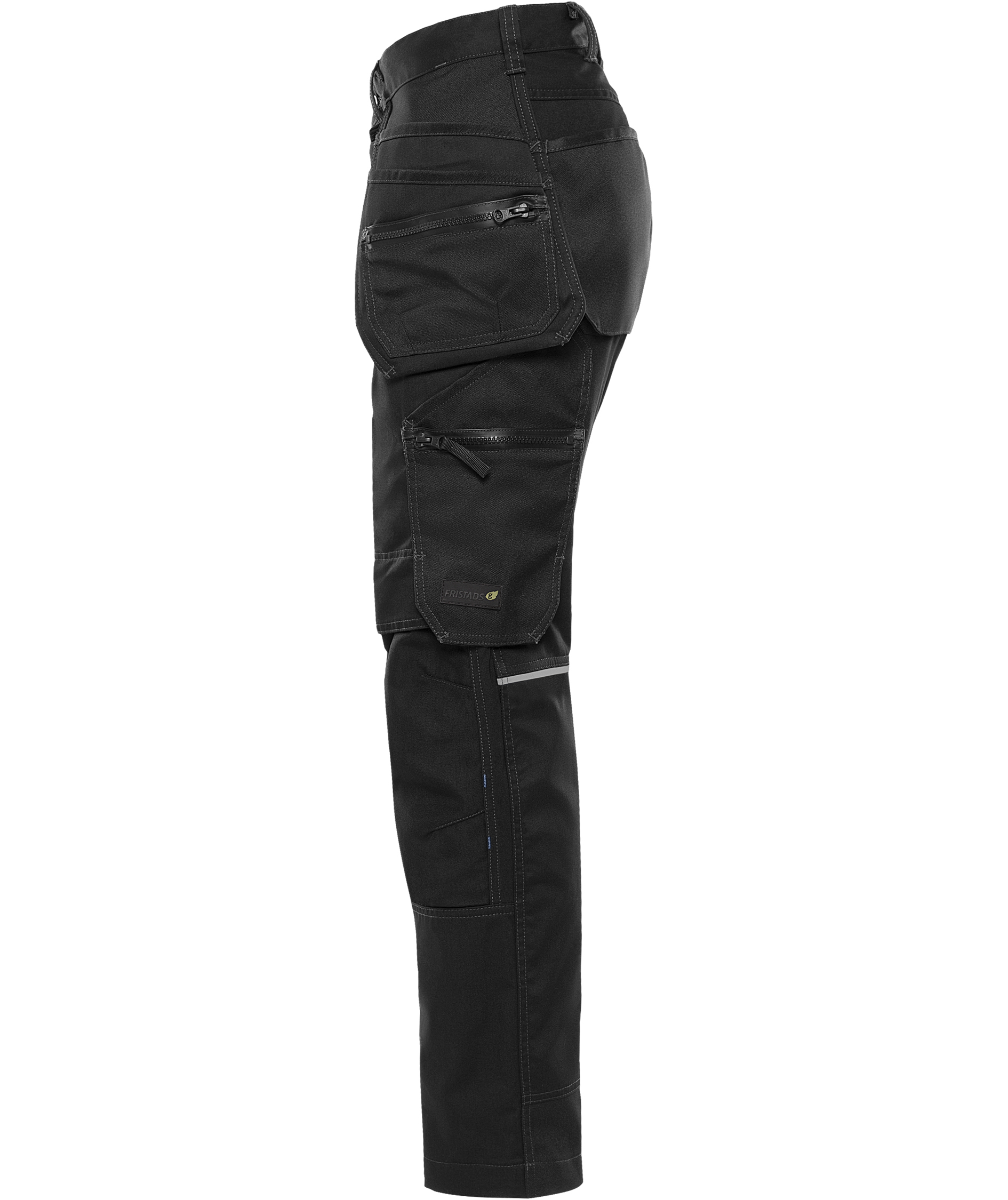 Fristads dame h&aring;ndverksbukse 2901 GWM, Svart, large image number 5