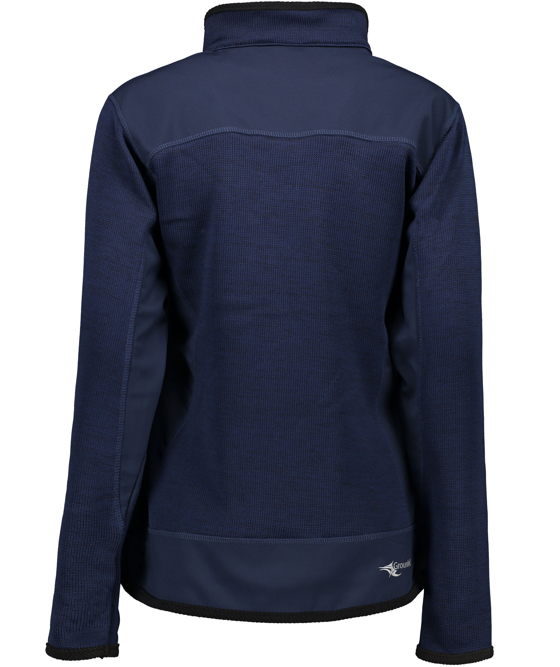 Grounded 7932 stickad jacka dam, Navy