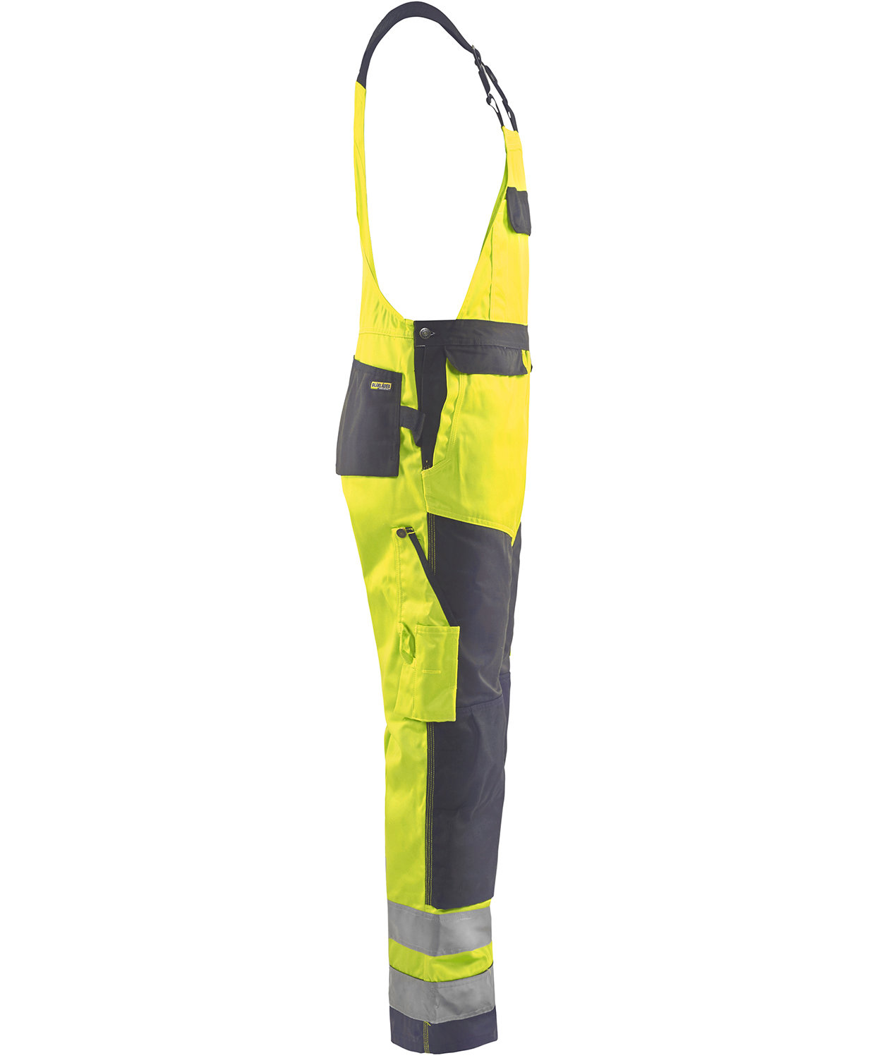 Bl&aring;kl&auml;der arbejdsoveralls, Hi-vis Gul/Gr&aring;, large image number 3