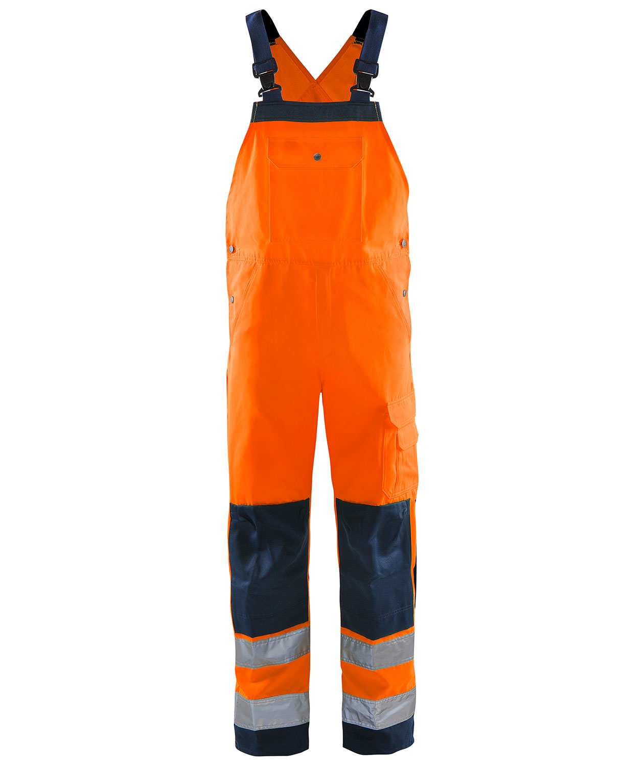 Fristads arbejdsoveralls 1001, Hi-vis&nbsp;Orange/Marine, large image number 0