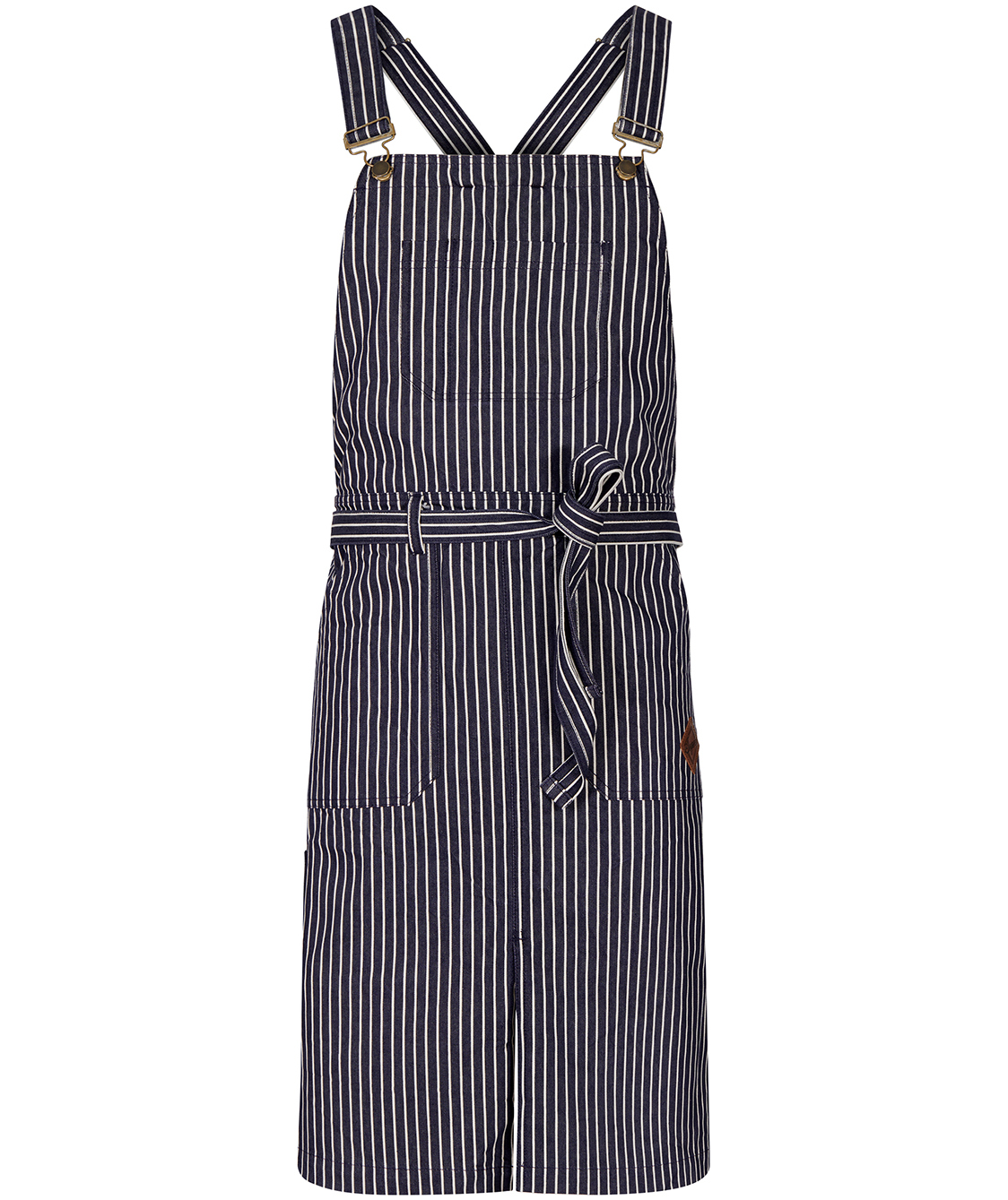 Segers 4092 Latzsch&uuml;rze mit Taschen, Striped Denim, Striped Denim, large image number 2