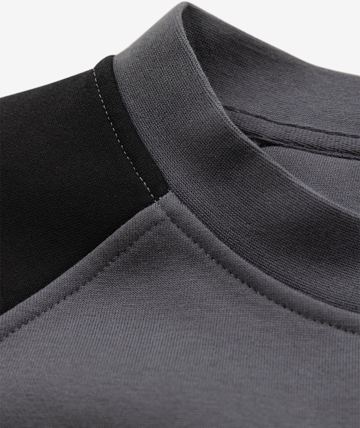 Fristads sweatshirt 7048 GSM, Gr&aring;/Svart, large image number 4