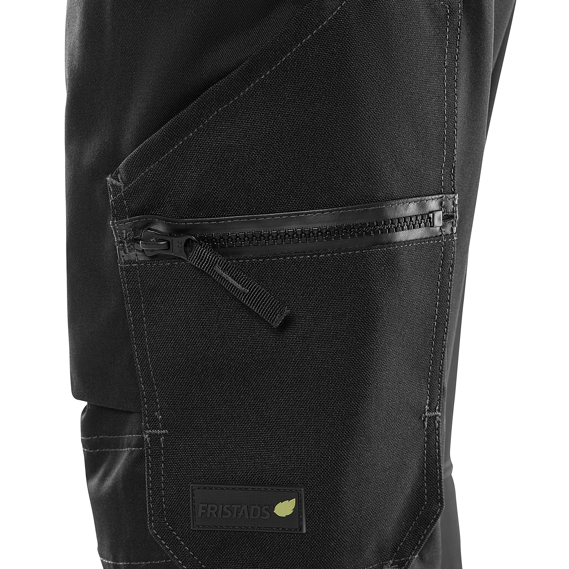 Fristads Green work trousers 2905 GWM, Black, large image number 5