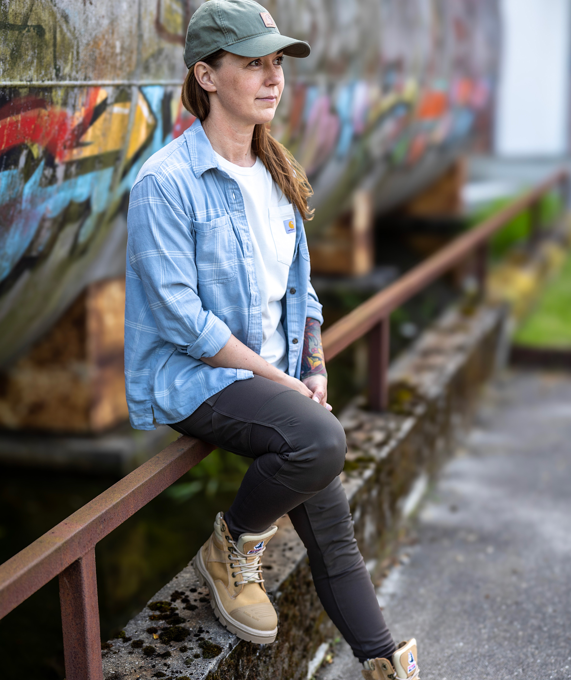 Carhartt flanellskjorta dam, Neptune