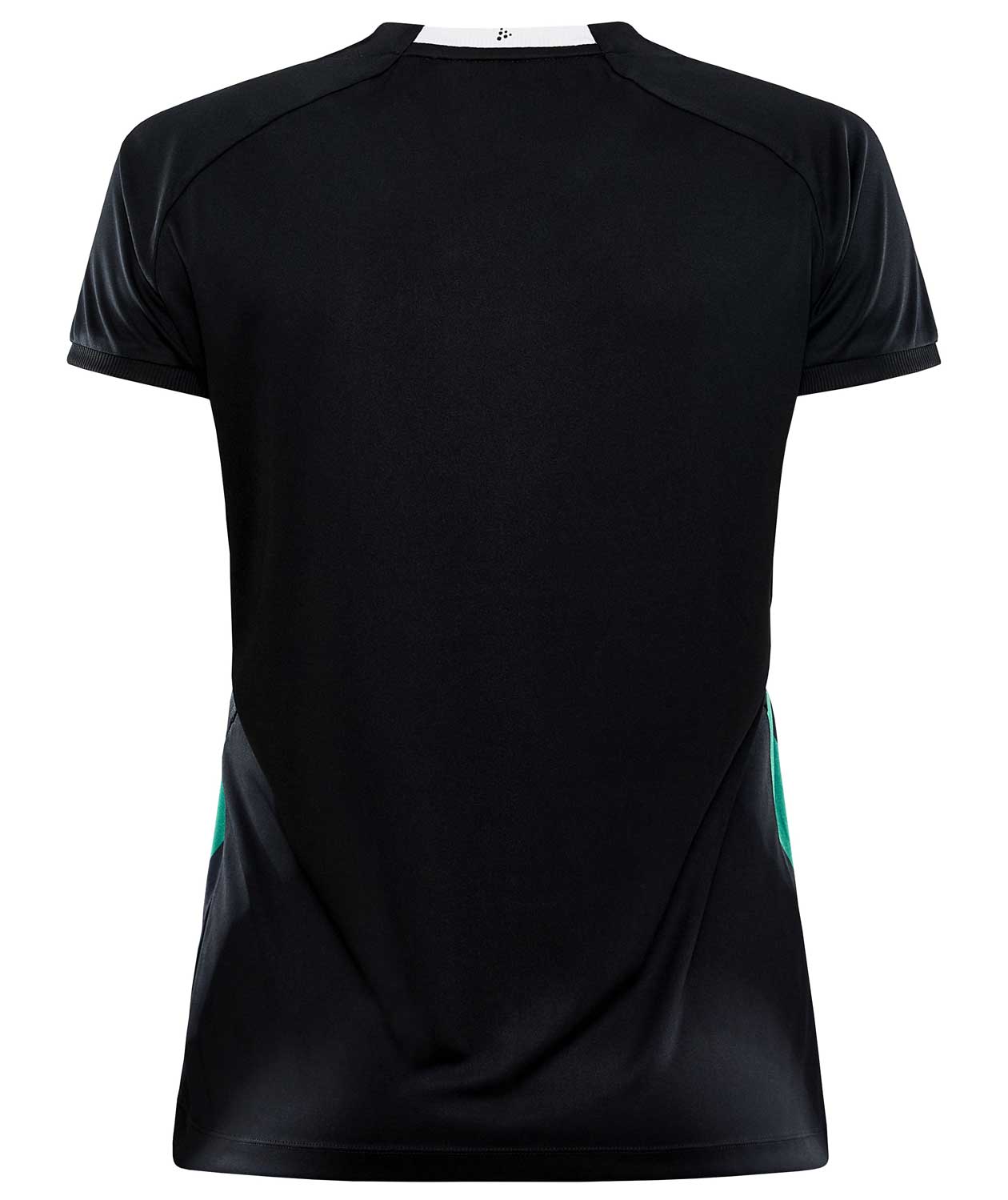 Craft Progress 2.0 Stripe Jersey dame T-shirt, Sort/Team Green, large image number 2