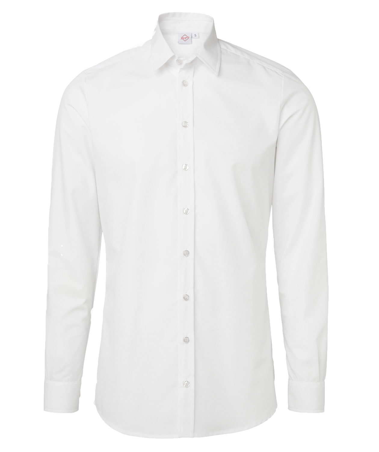 Segers slim fit skjorte, Hvit, large image number 0