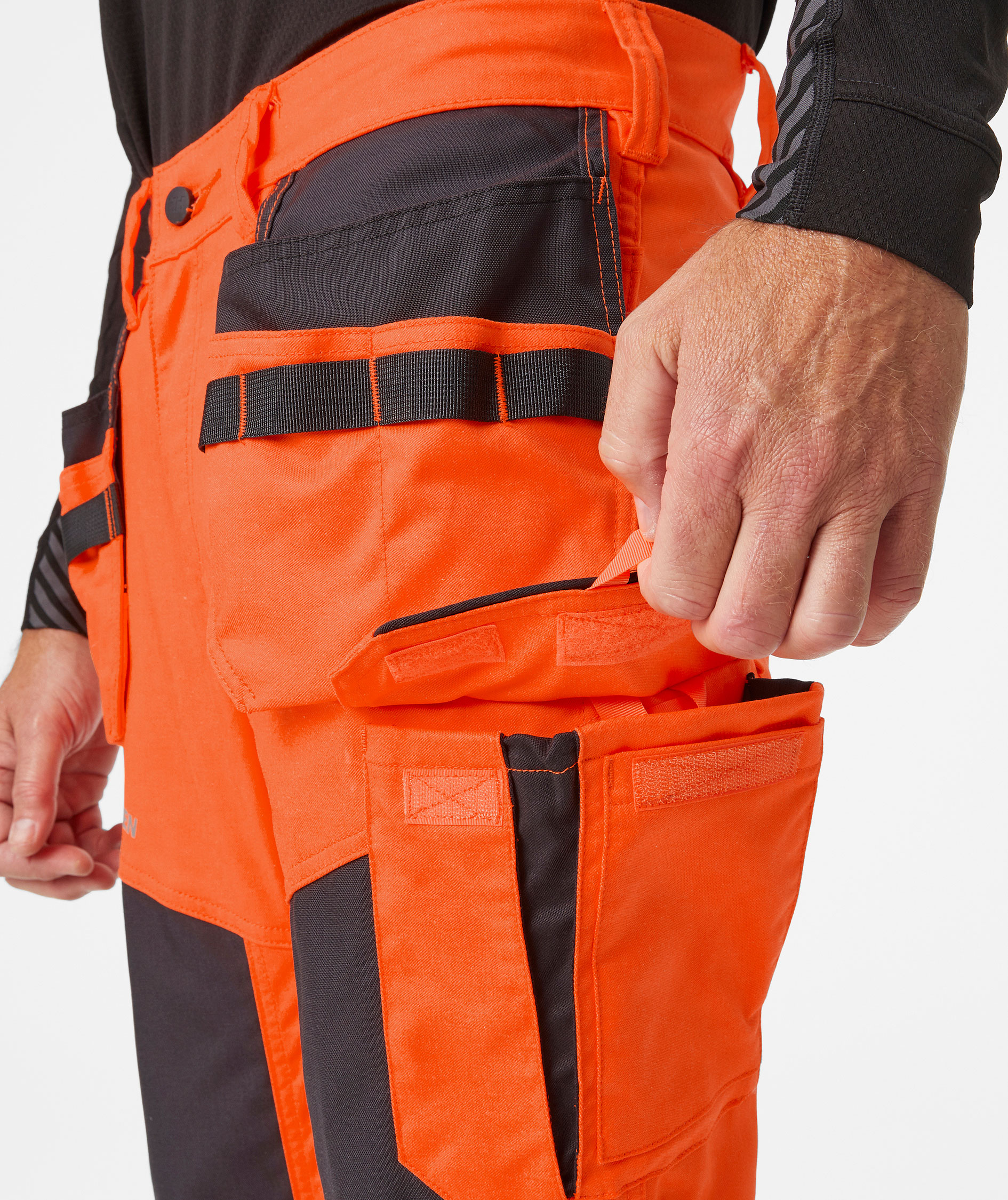 Helly Hansen Alna 2.0 h&aring;ndv&aelig;rkerbukser, Hi-vis Orange/charcoal, large image number 5