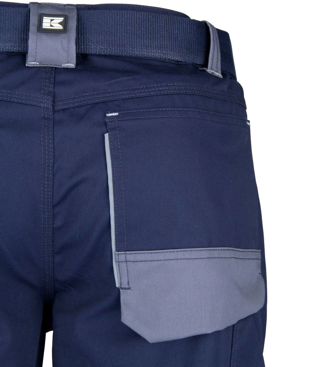 Kramp Original arbeidsbukse med belte, Marine/Gr&aring;, large image number 8
