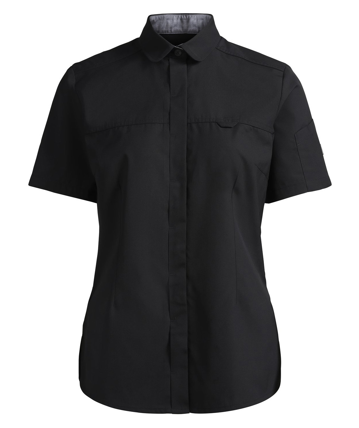 Kentaur modern fit kort&auml;rmad skjorta dam, Svart