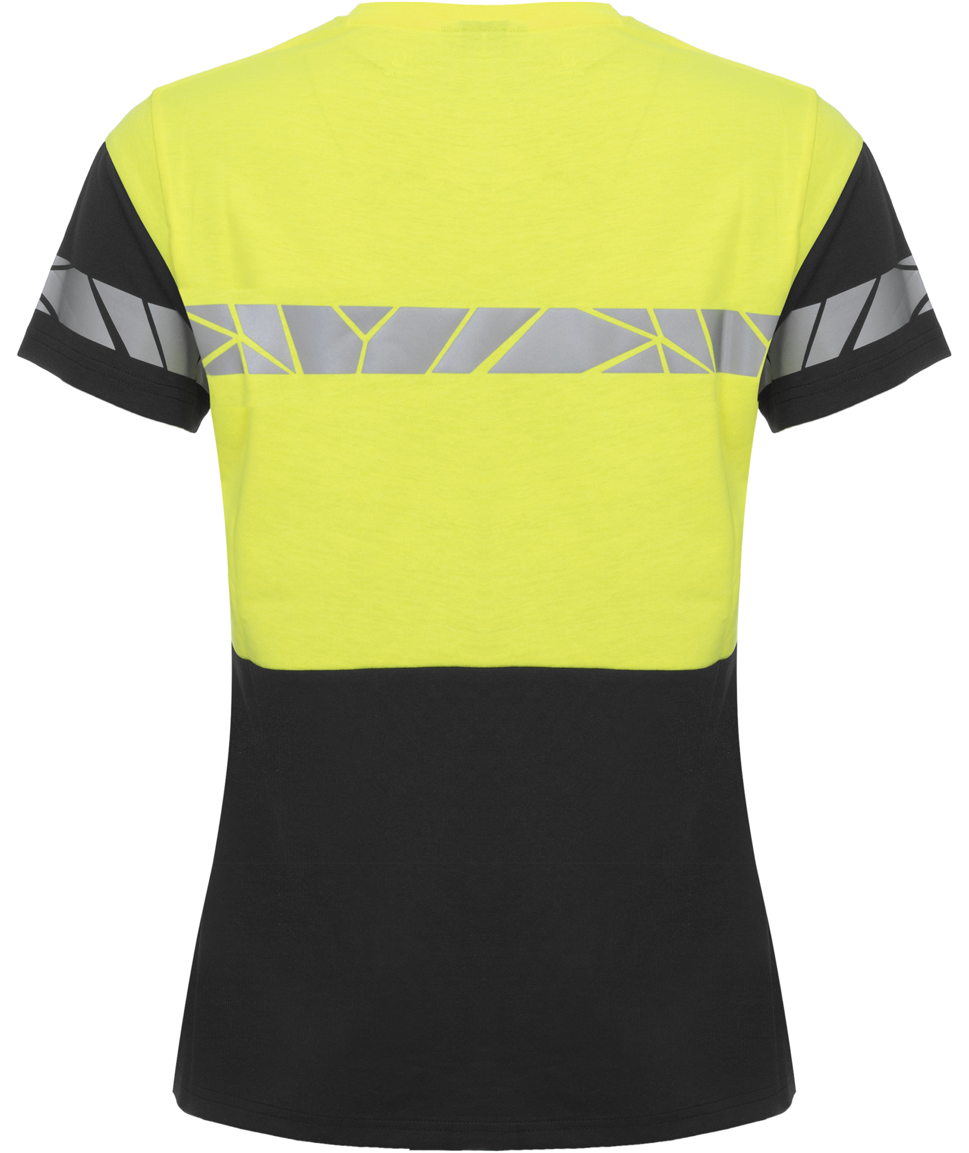 ProJob women's T-shirt 7005, Black/Yellow