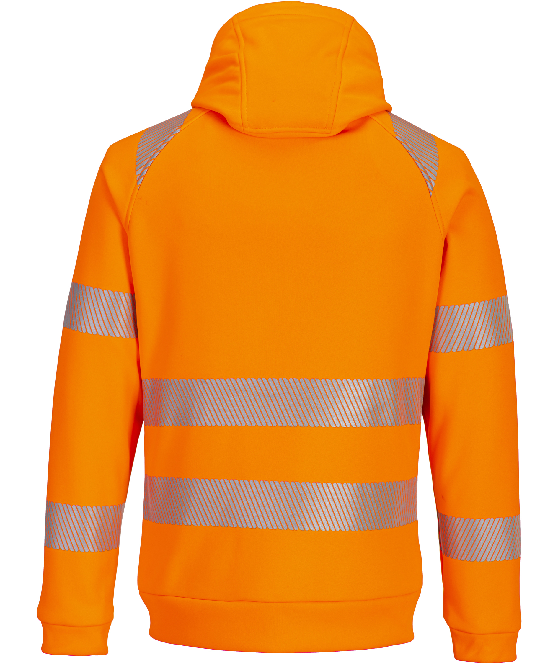 Portwest DX4 Hoodie mit Rei&szlig;verschluss, Hi-Vis Orange/Schwarz