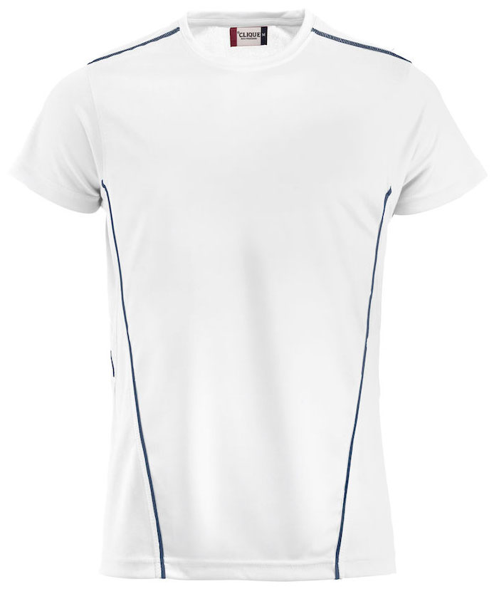 Clique Ice Sport-T  T-shirt, Hvid/navy