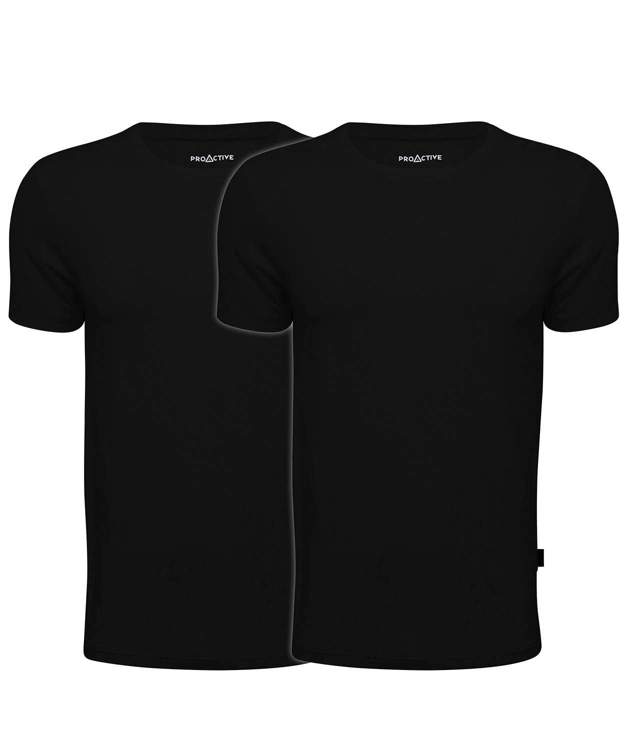 ProActive 2-pack bamboo T-shirts, Black