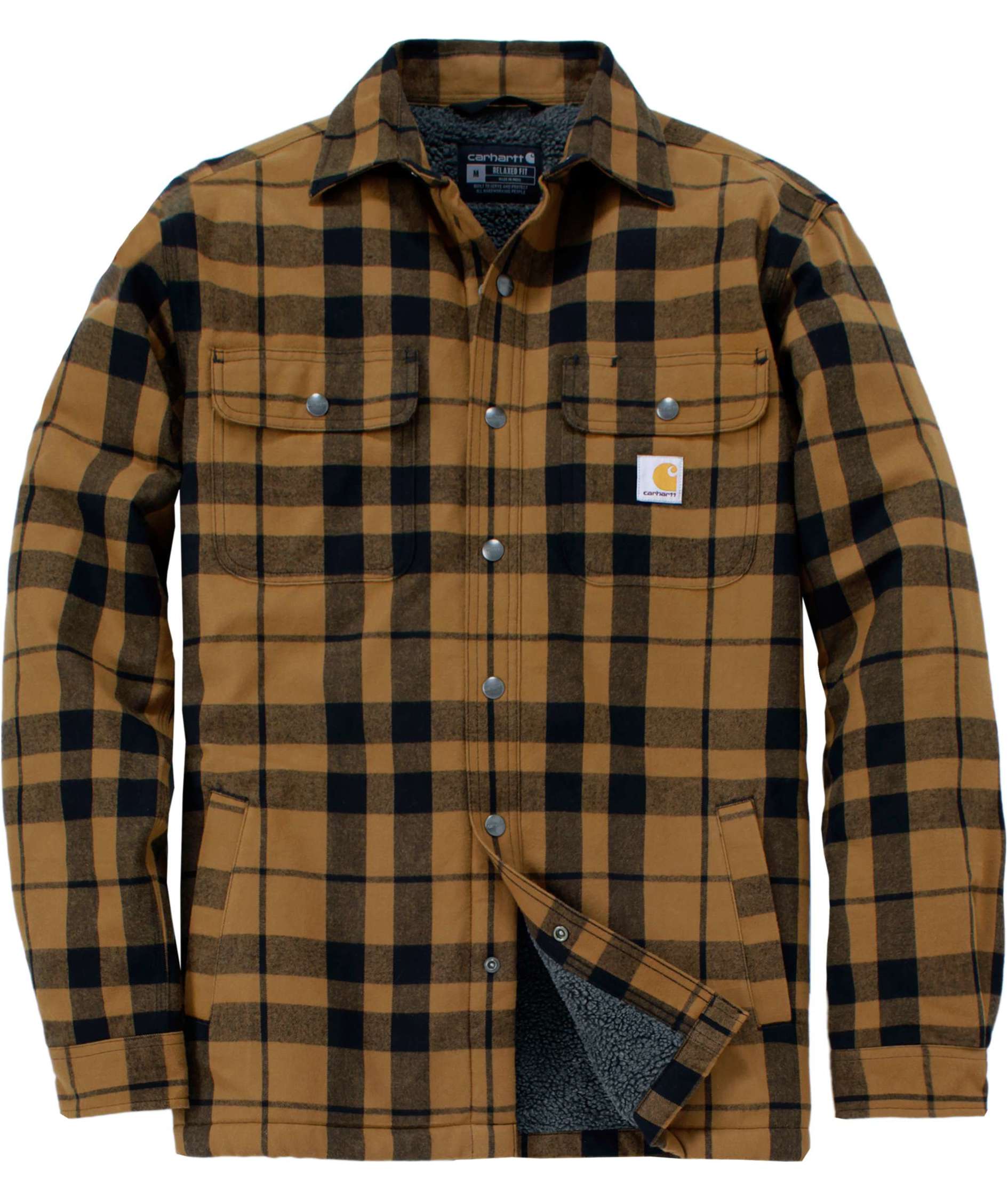 Carhartt flannell skjortjacka, Carhartt Brown