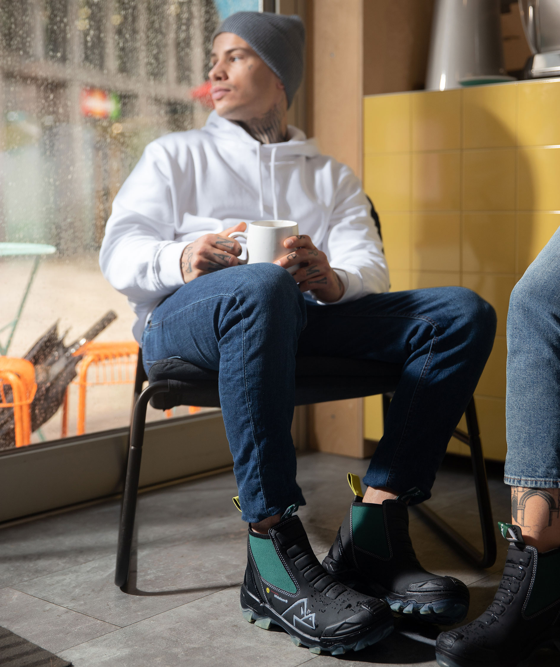 Airtox GLC sikkerhedsst&oslash;vletter S3, Sort/Gr&oslash;n, large image number 18