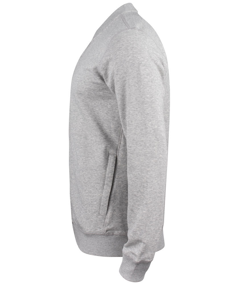 Clique Premium OC cardigan, Gr&aring; Melange, large image number 5