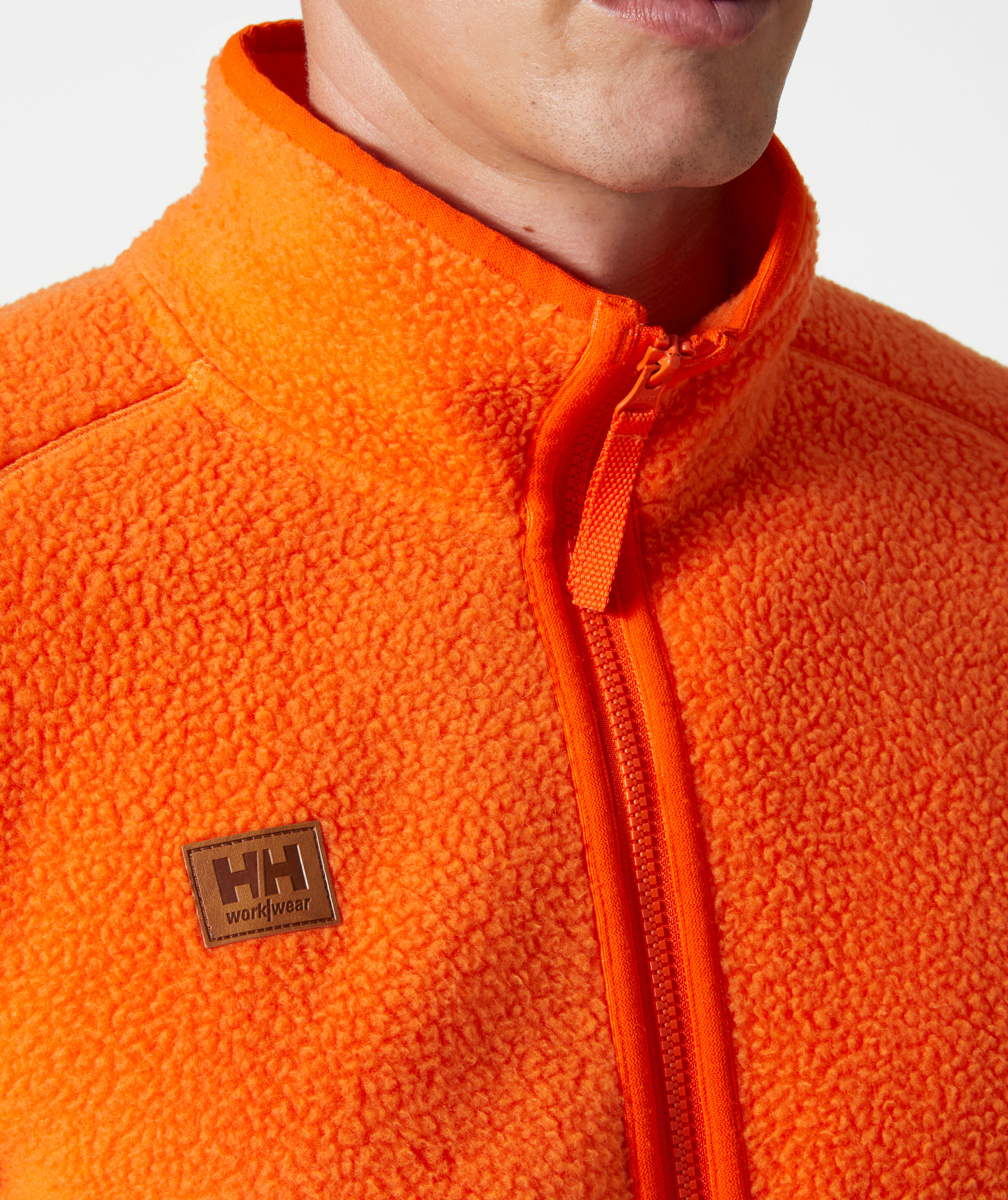 Helly Hansen Heritage fibre pile jacket, Dark Orange, large image number 4