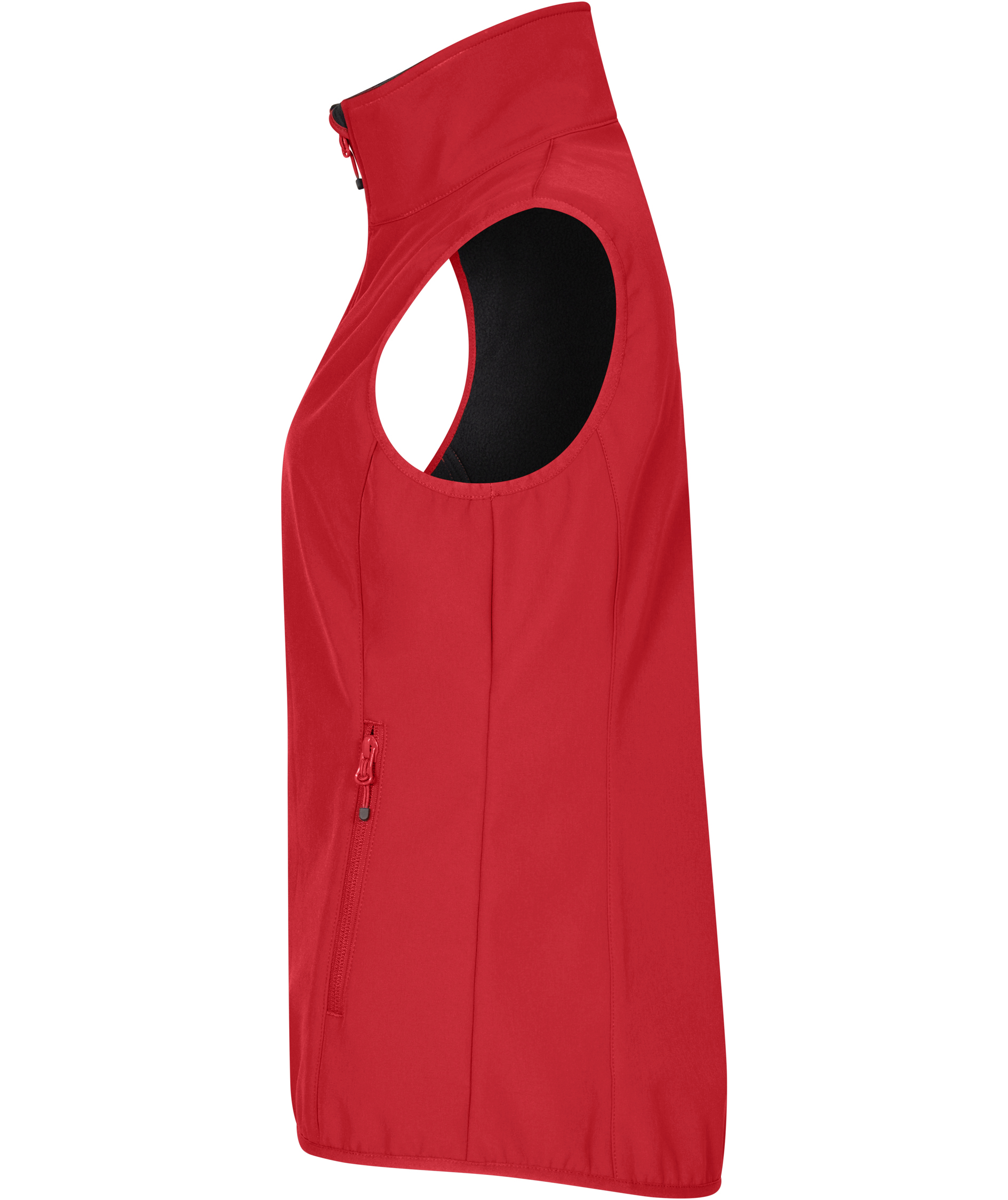 Clique Classic dame softshellvest, R&oslash;d, large image number 3