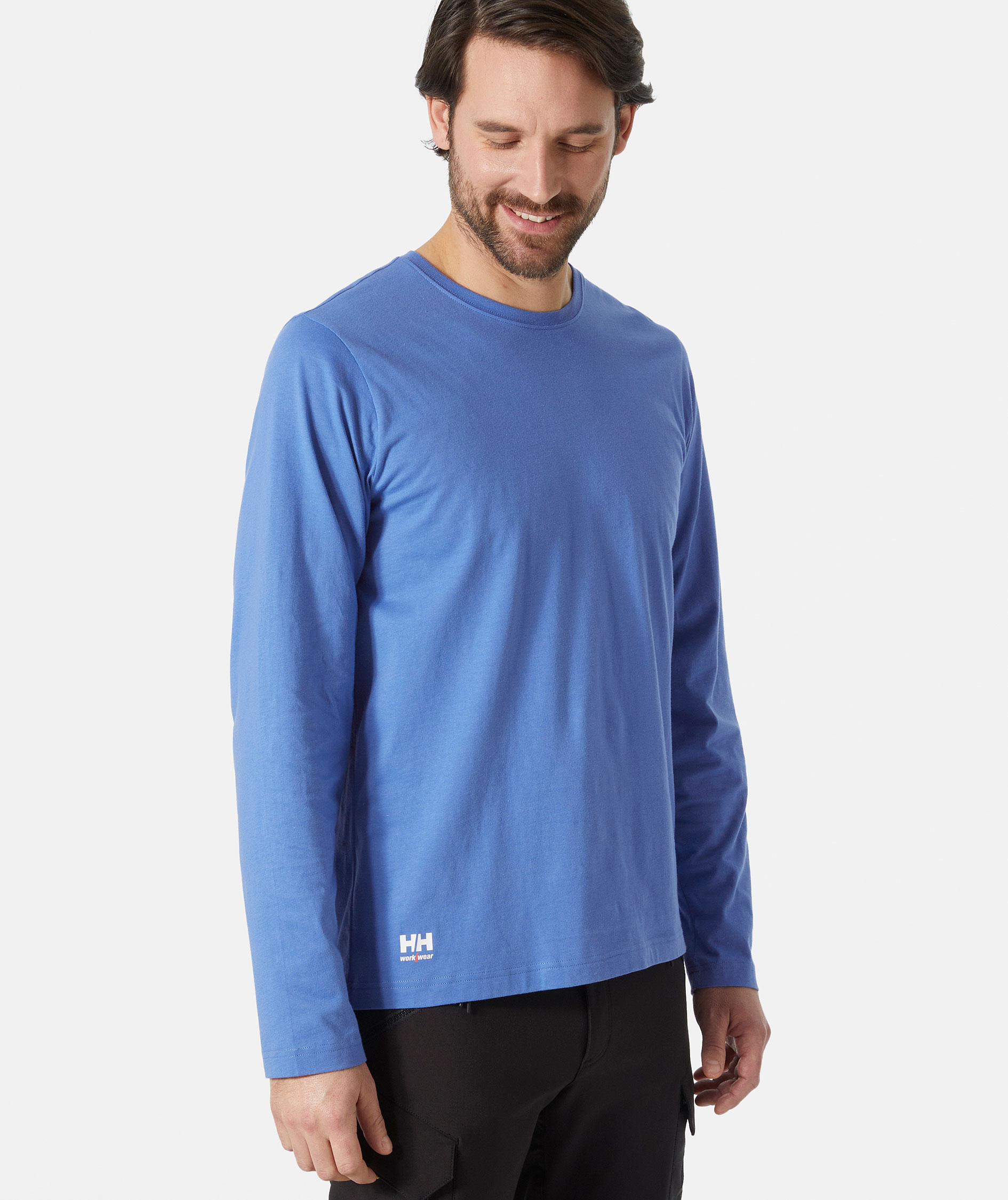 Helly Hansen Classic Langarmshirt, Stone Blue
