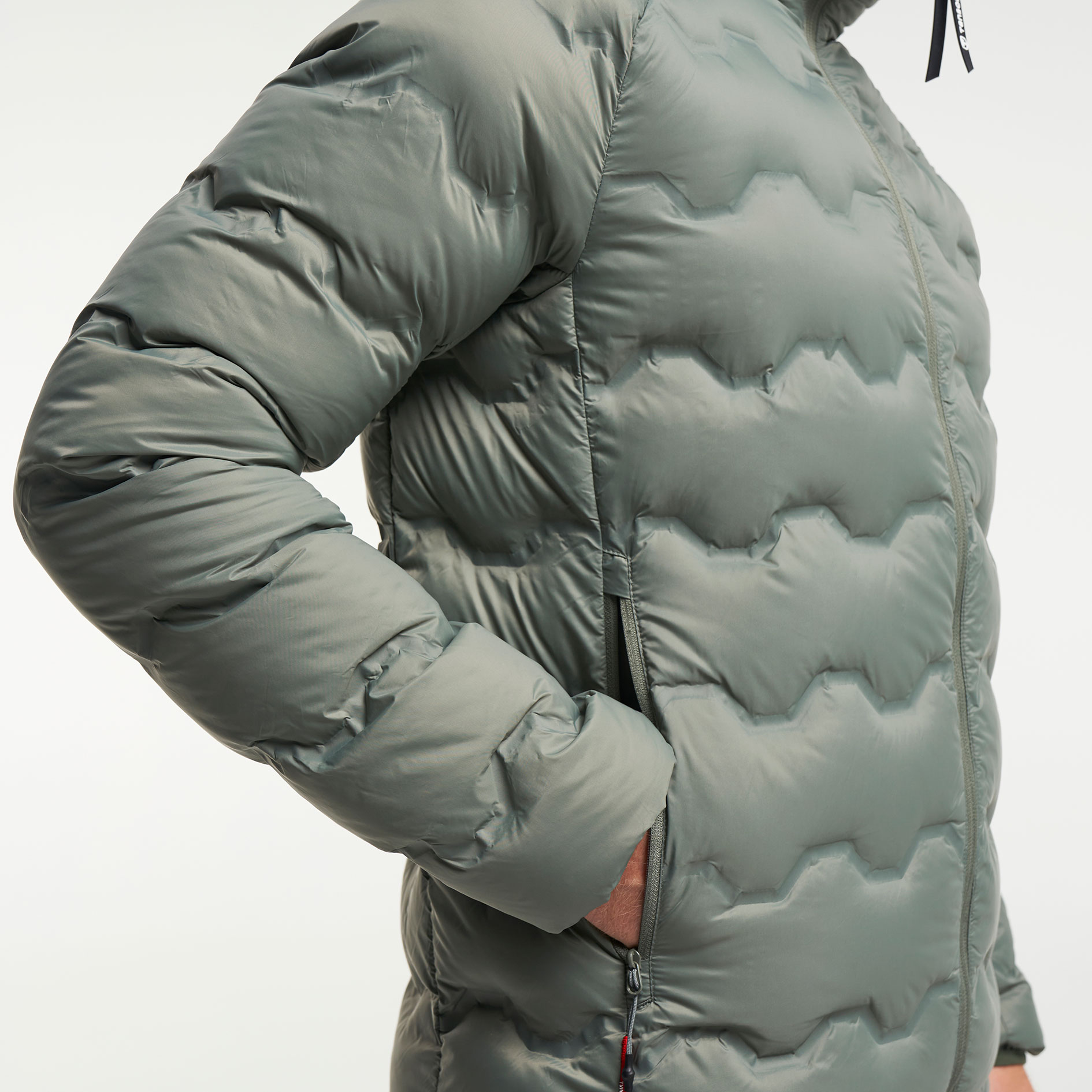 Tenson TXlite Shibui down jacket, Grey Green, large image number 6