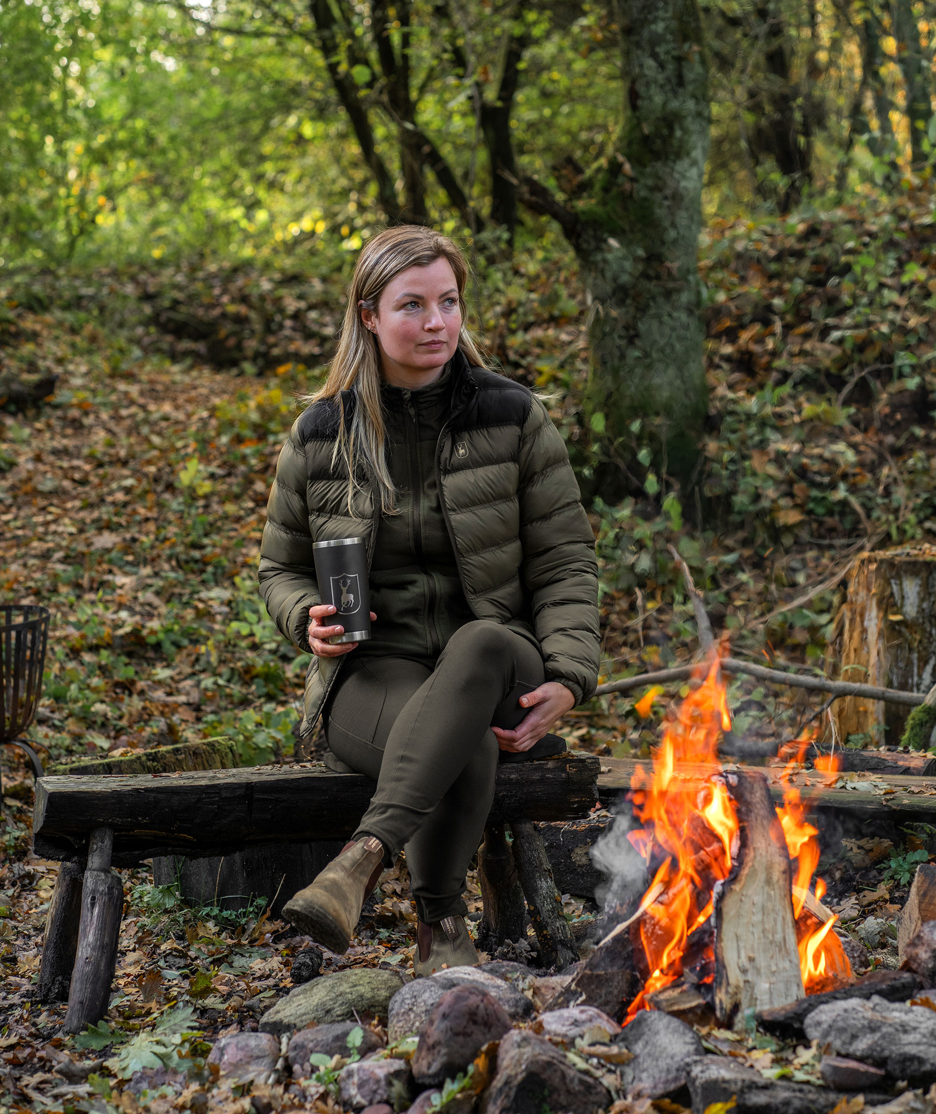 Deerhunter Northward Damen Steppjacke, Rifle Green