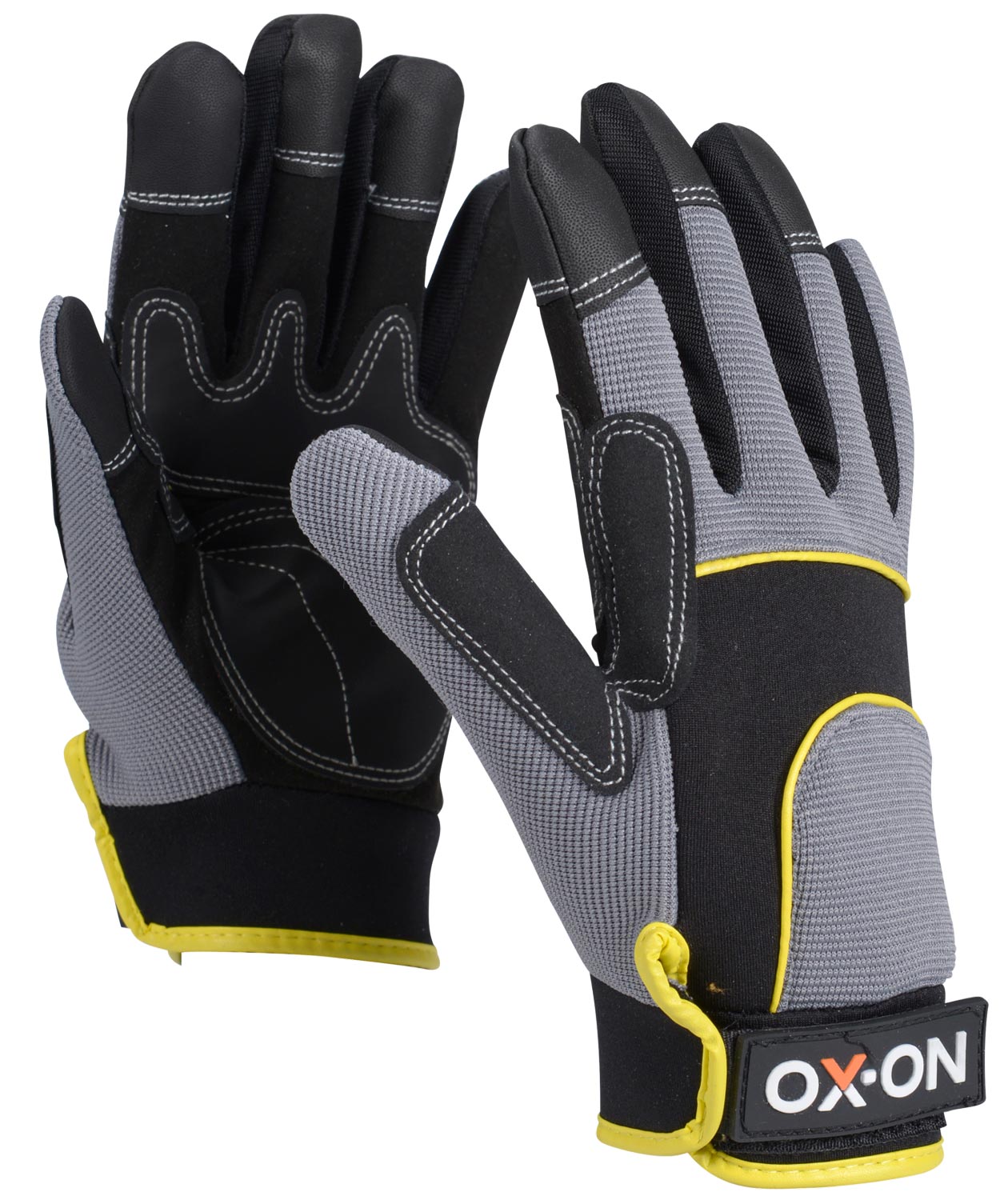 OX-ON Extreme Supreme 4600 Arbeitshandschuhe, Grau/Schwarz