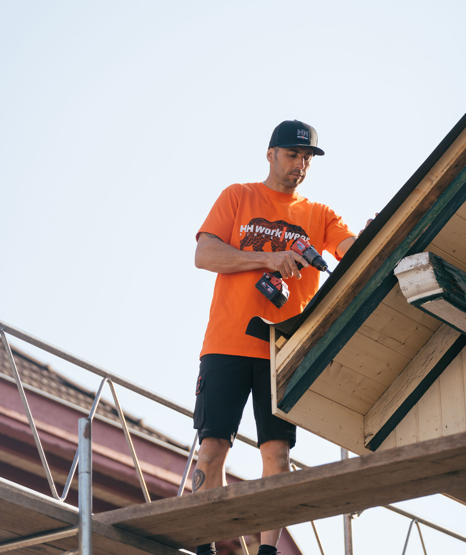 Helly Hansen Kensington serviceshorts full stretch, Svart, large image number 4