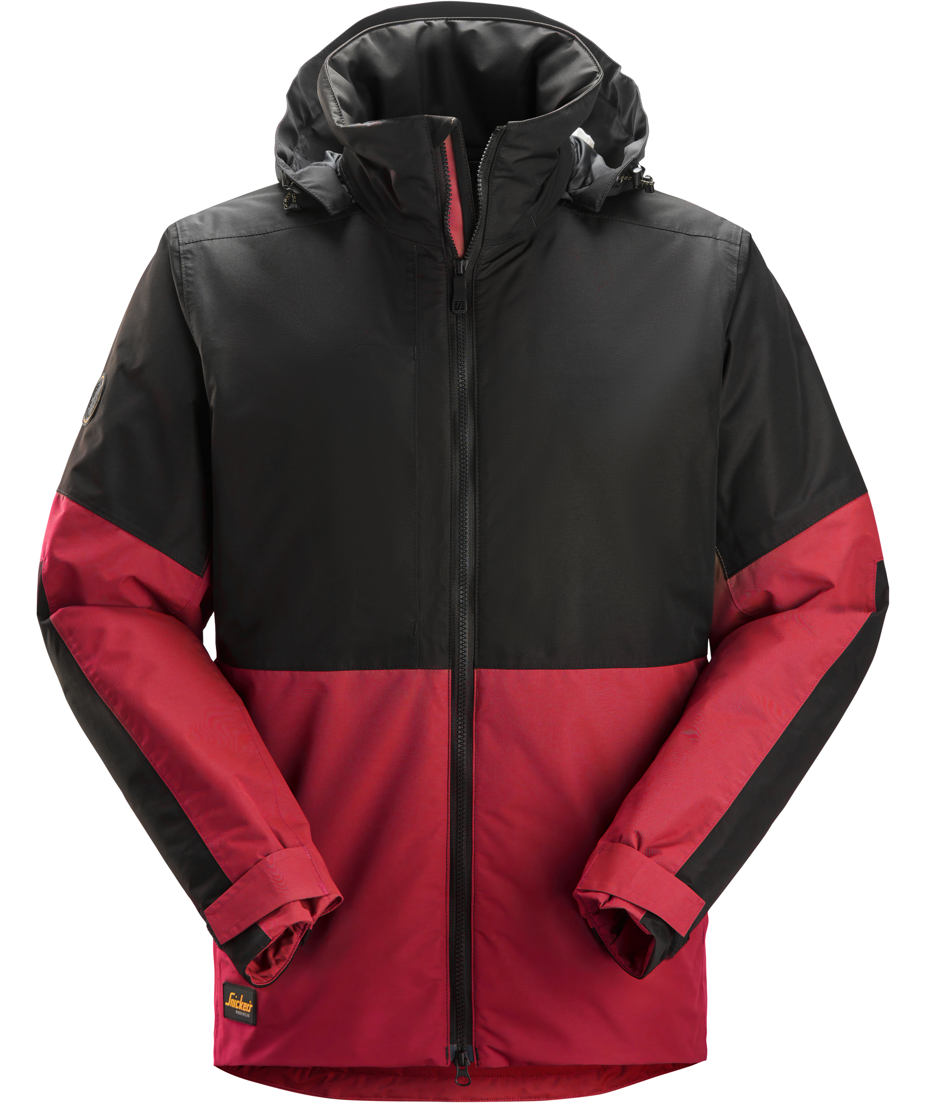 Snickers AllroundWork Winterjacke 1104, Chilirot/Schwarz, Chilirot/Schwarz, swatch