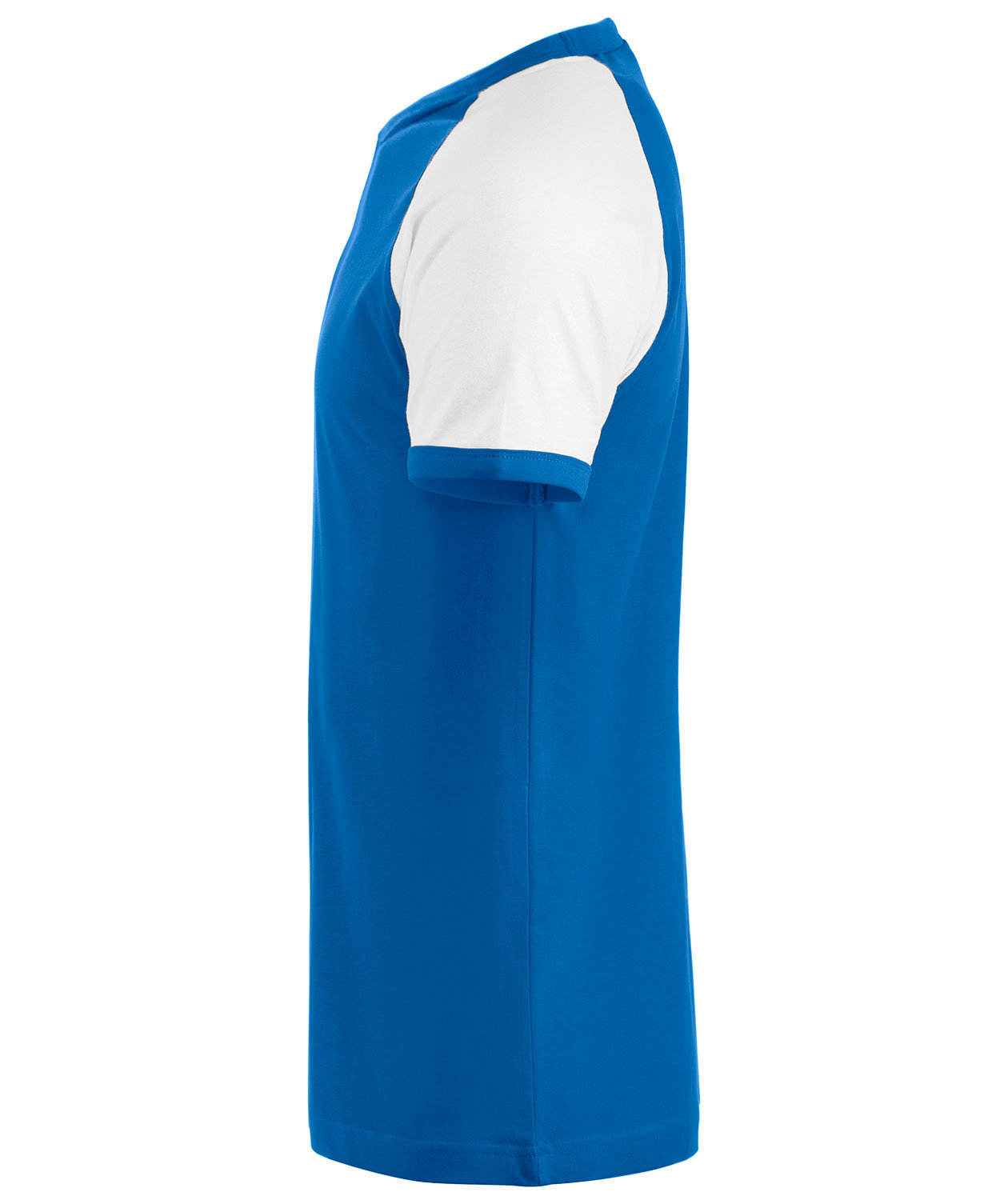 Clique Raglan T-shirt, King-Blue/White, large image number 1