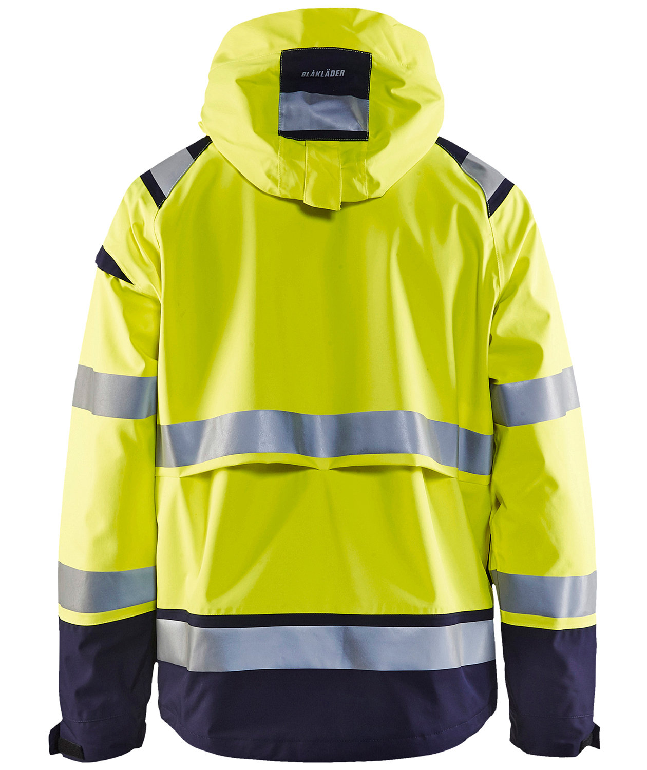 Bl&aring;kl&auml;der shell jacket, Hi-vis yellow/Marine blue, large image number 2