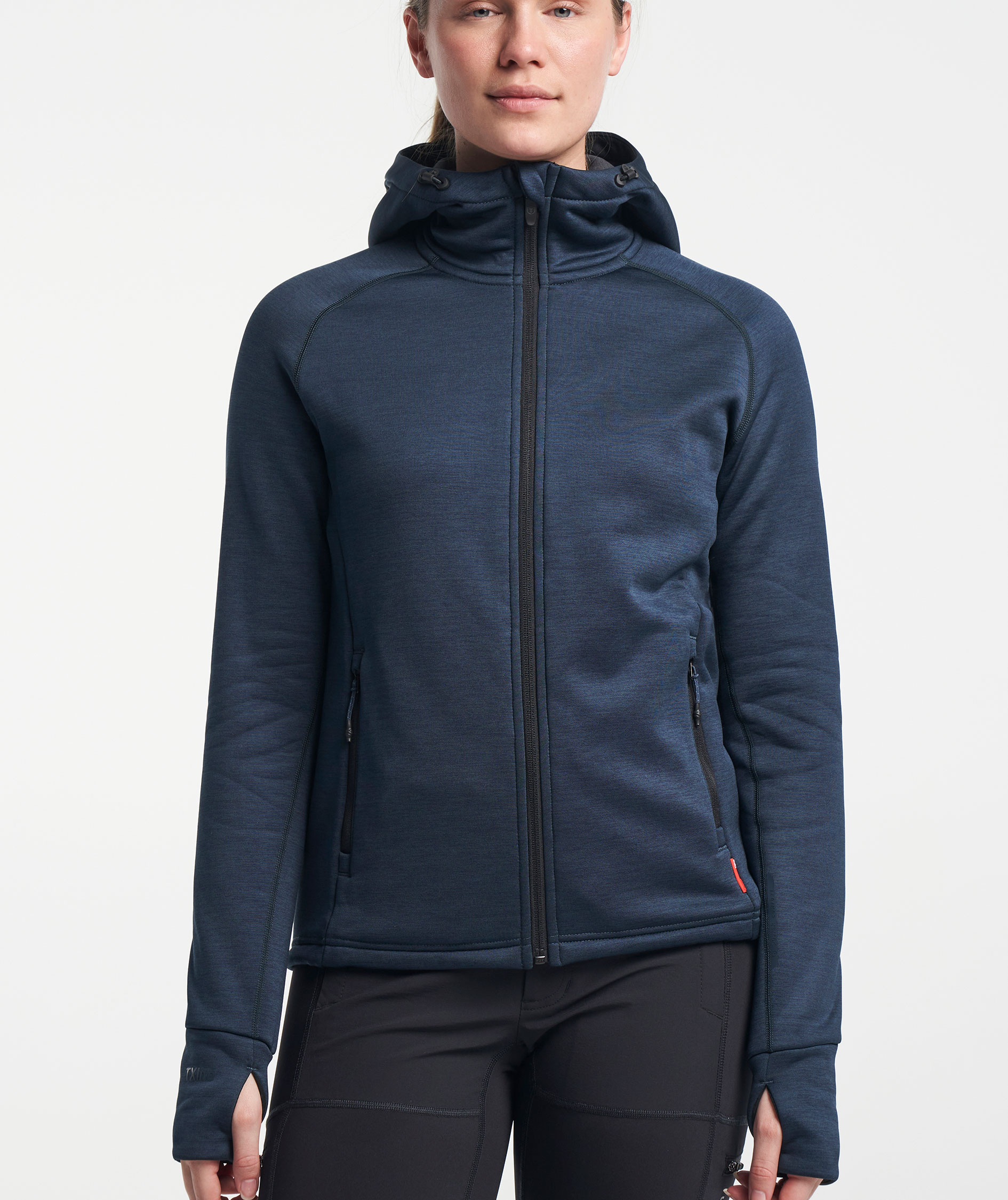 Tenson TXlite hoodie dam med blixtl&aring;s, Dark blue, large image number 6