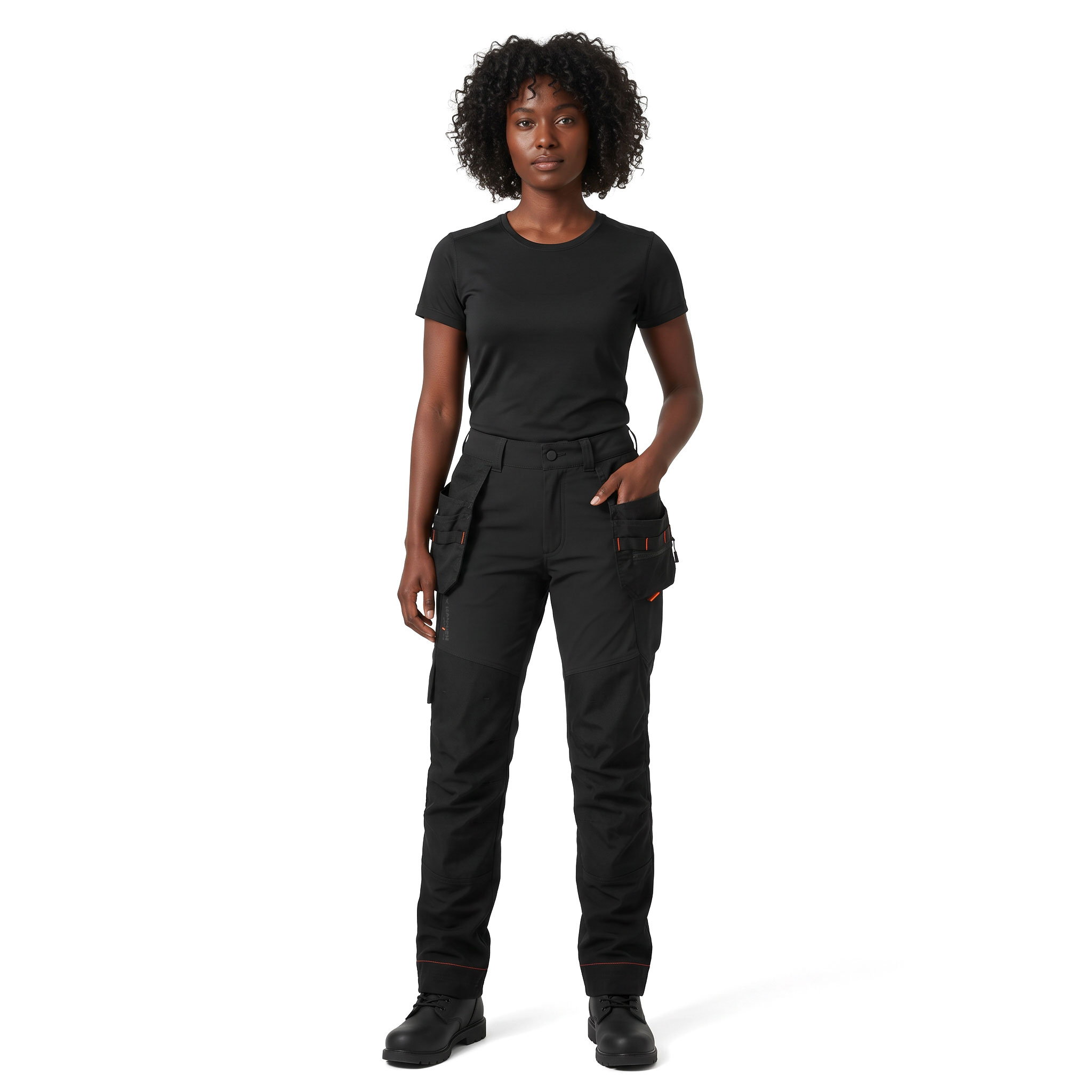 Helly Hansen W Luna BRZ Damen Handwerkerhose, Black, large image number 2
