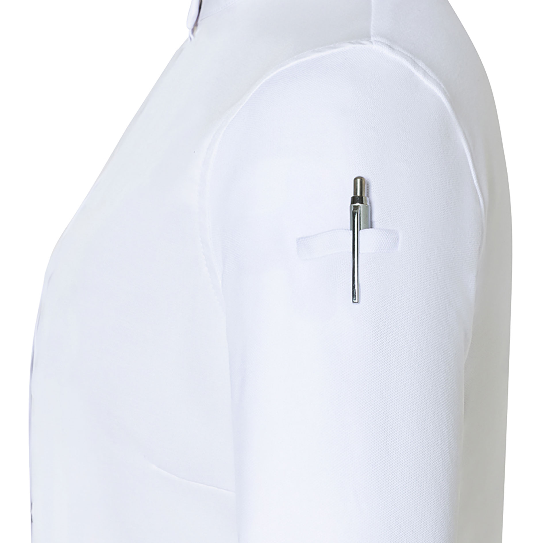 Karlowsky DIAMOND CUT&reg; Avantgarde short-sleeved women's chef jacket, White, large image number 6