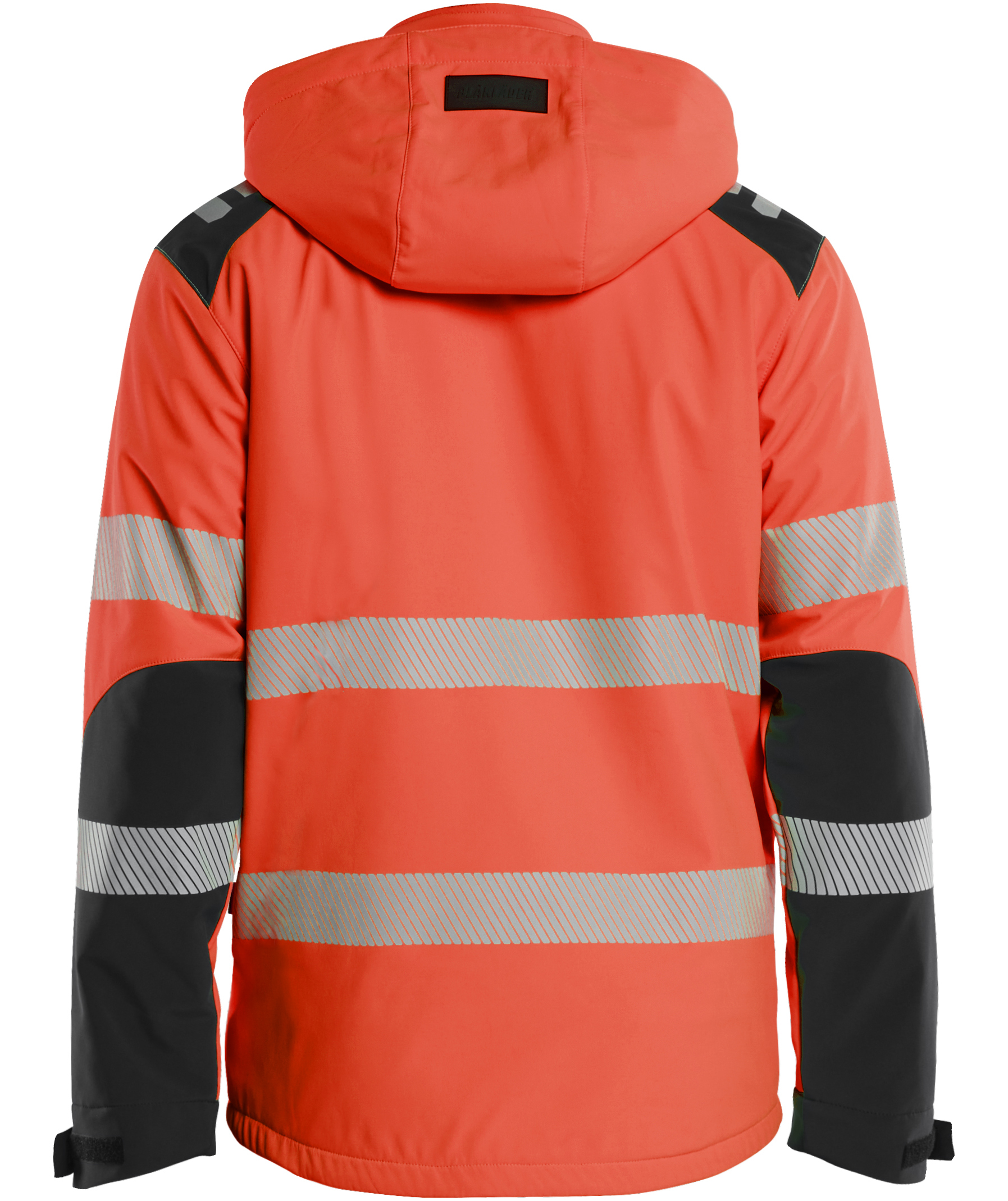 Bl&aring;kl&auml;der Leichte Gef&uuml;tterte Softshelljacke, Hi-Vis rot/schwarz, large image number 1