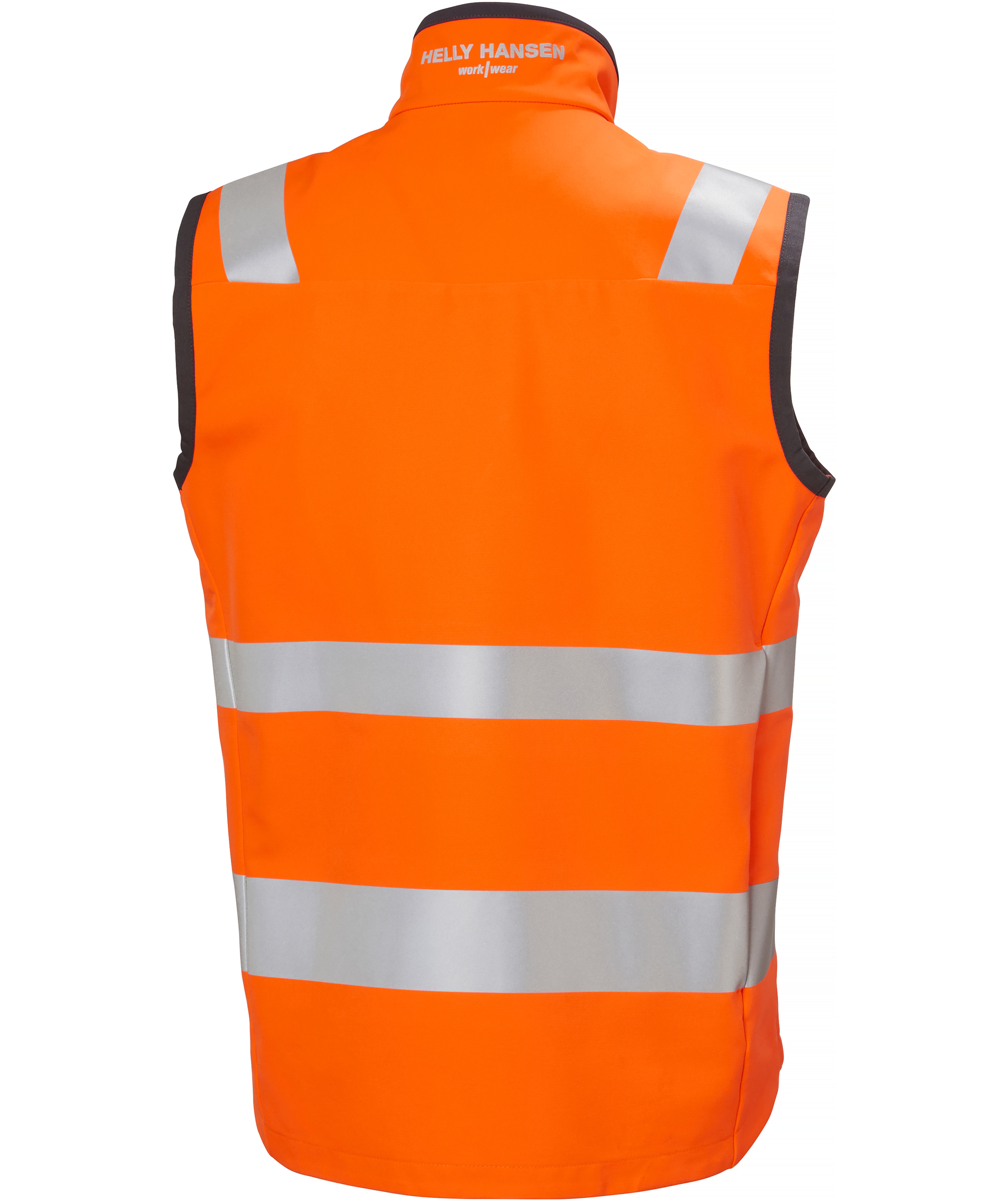 Helly Hansen Alna 4X Tech Weste full stretch, Hi-vis Orange/Ebony, large image number 2