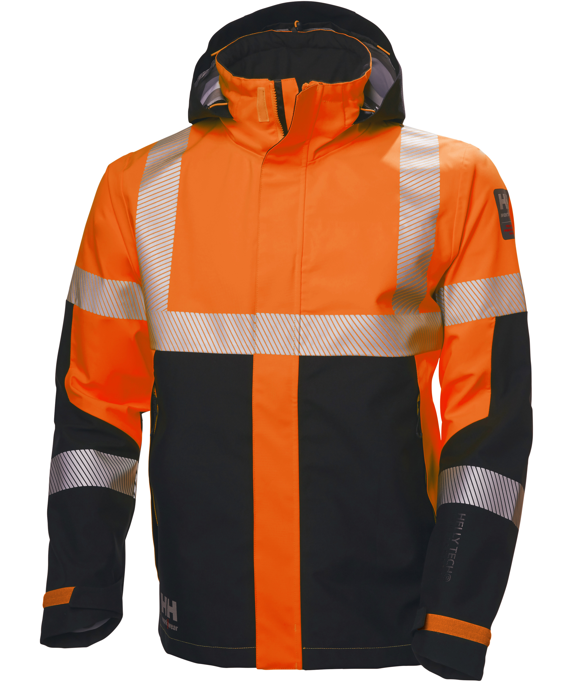 Helly Hansen ICU shell jacket, Hi-vis Orange/Ebony, large image number 0