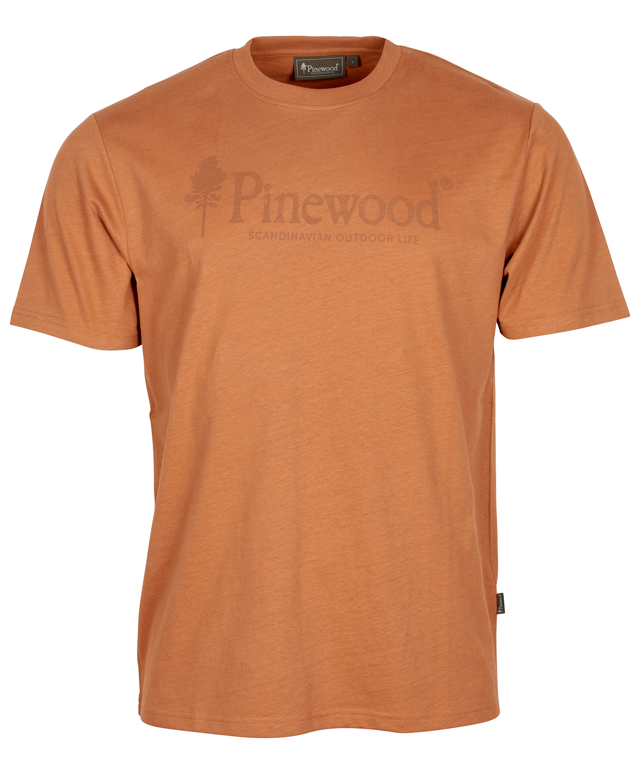 Pinewood Outdoor Life T-shirt, Lys Terracotta