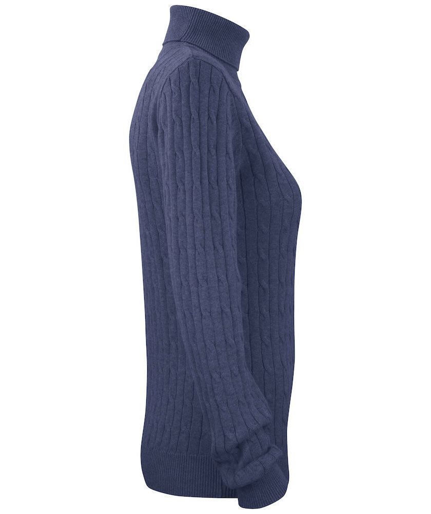 Cutter & Buck Blakely dame rullekrage, Navy melange, large image number 2