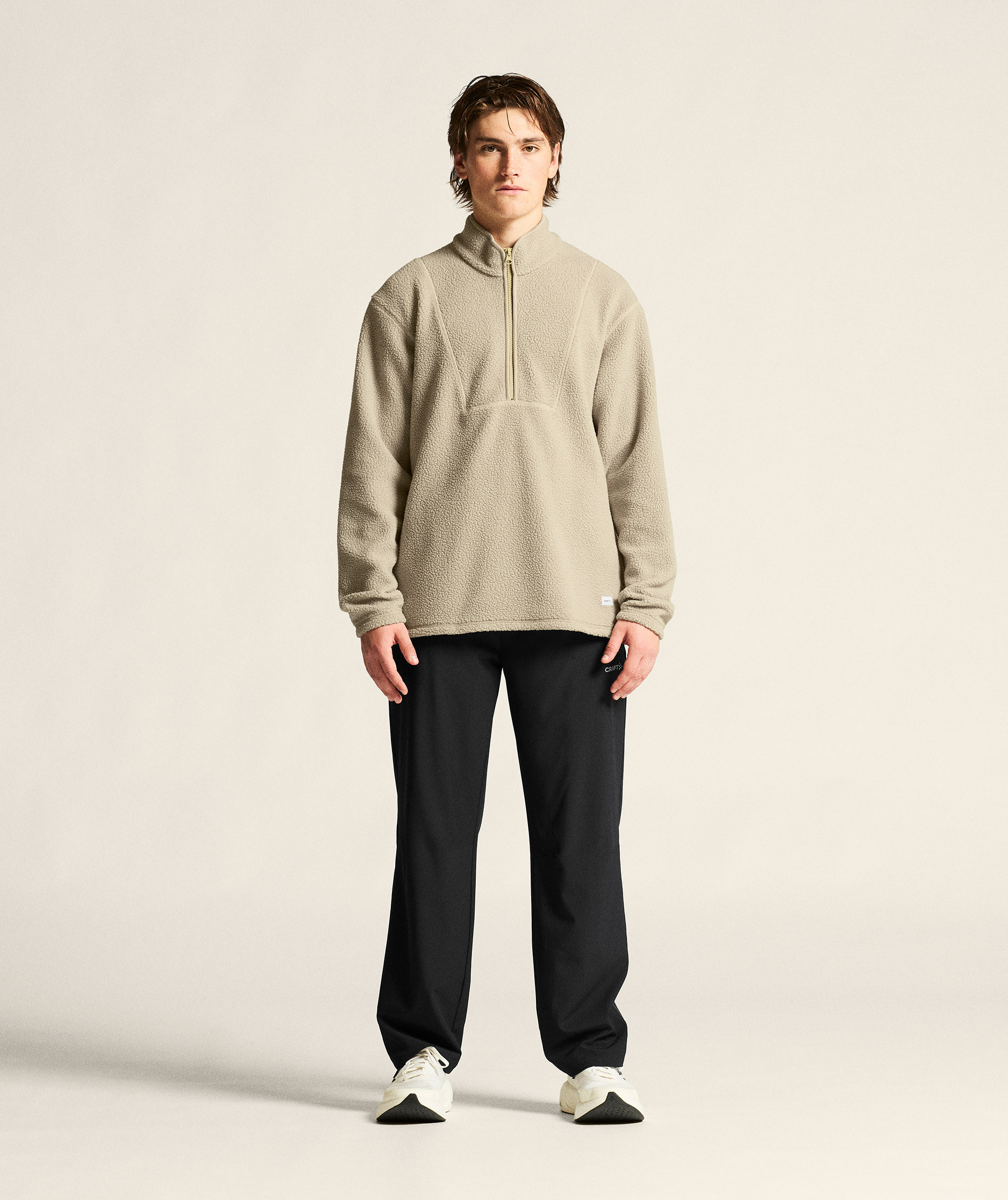 Craft Join half zip p&auml;lsfibertr&ouml;ja, Hay, large image number 8