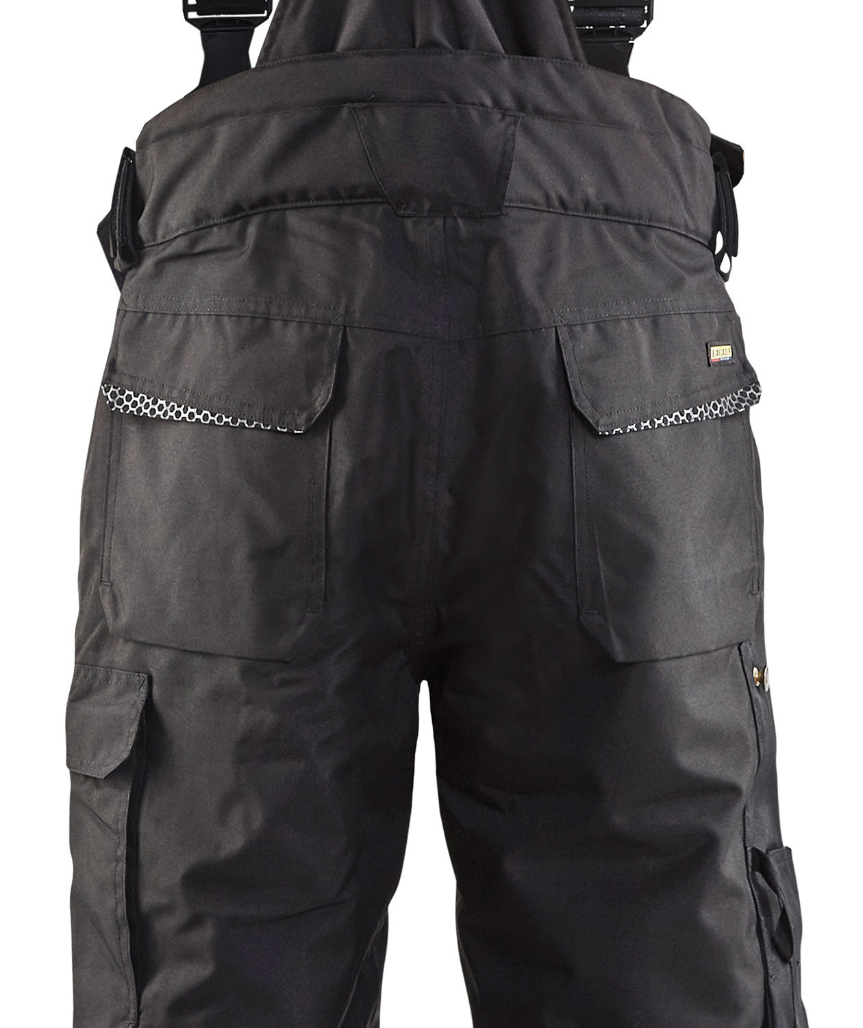 Bl&aring;kl&auml;der vinterbukser m. seler X1810, Sort, large image number 7