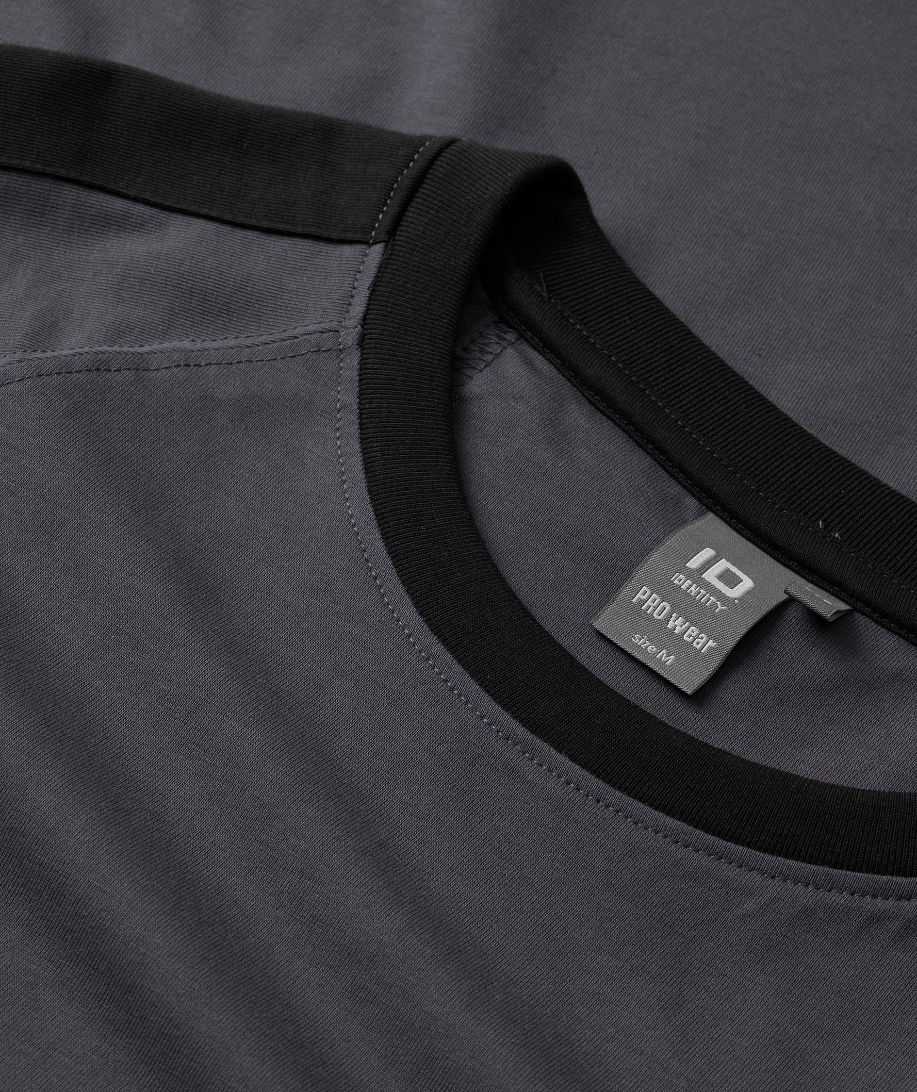 ID Pro Wear kontrast T-skjorte, Silver Grey, large image number 3