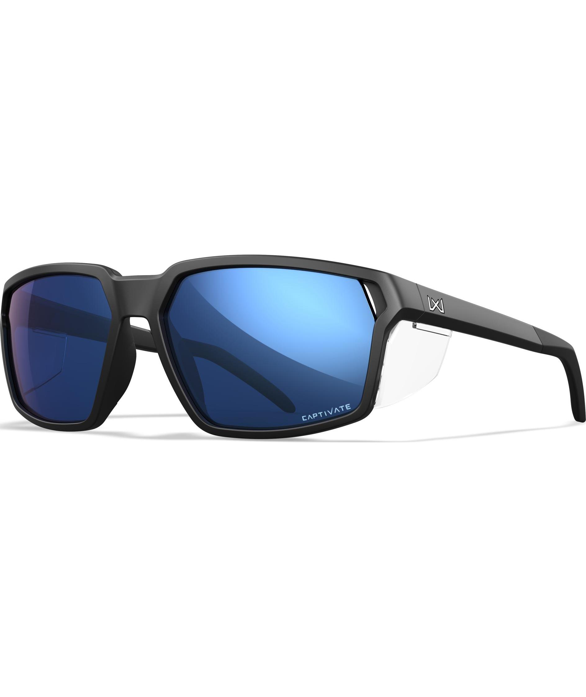 Wiley X WX Sierra solglas&ouml;gon, Black/Blue