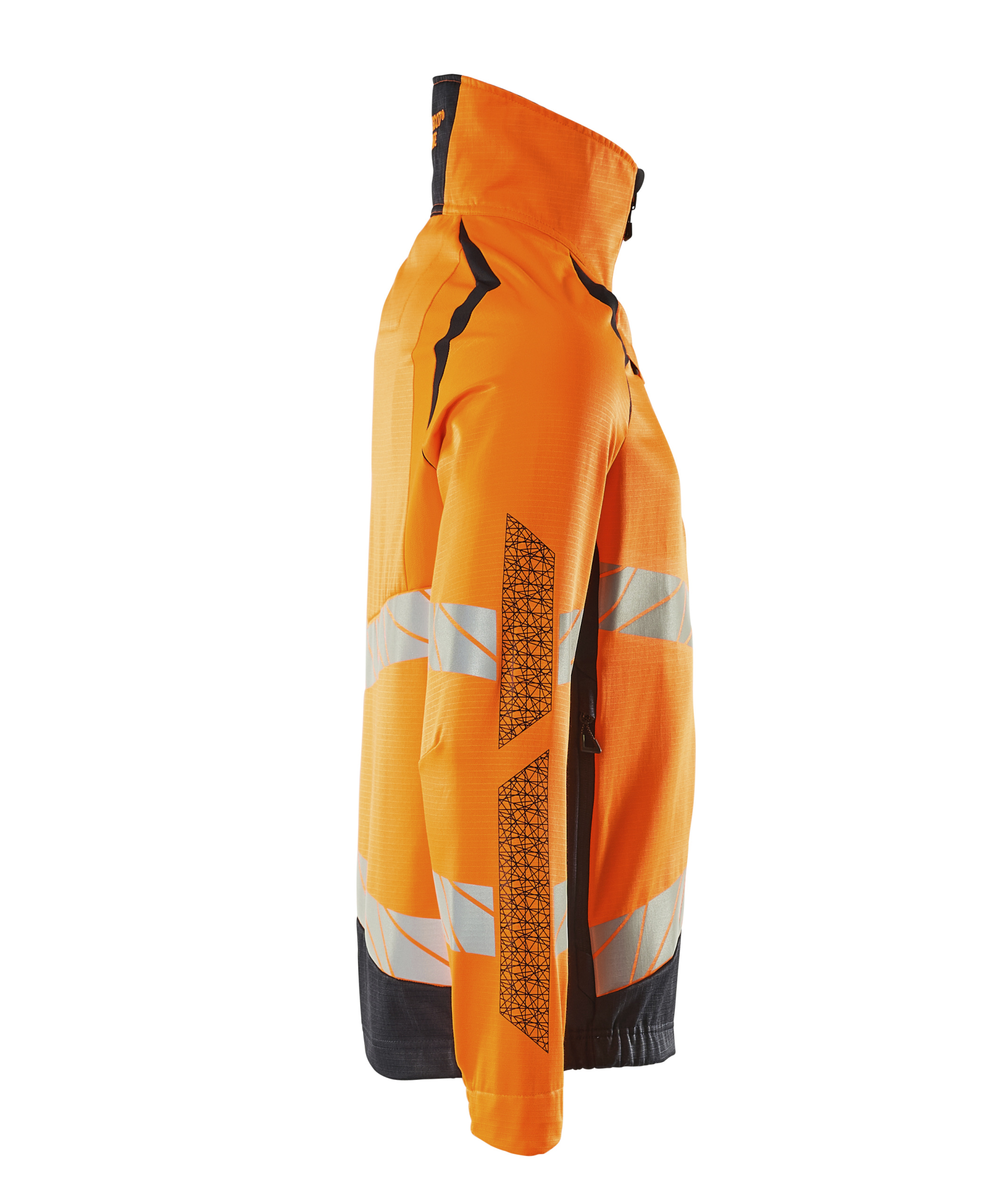 Mascot Accelerate Safe jakke, Hi-vis Orange/M&oslash;rk Marine, large image number 3